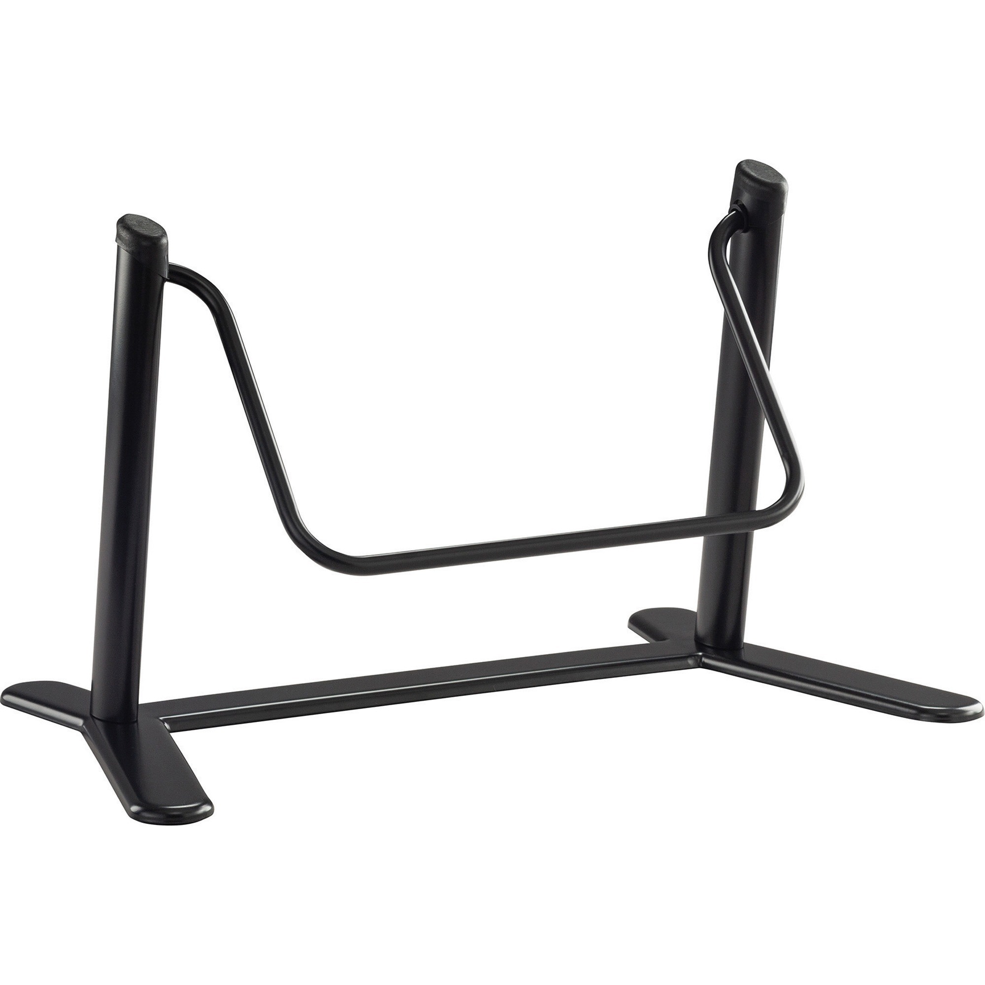 Safco Dynamic Footrest with Swing Bar - Black - Steel - 1 Each