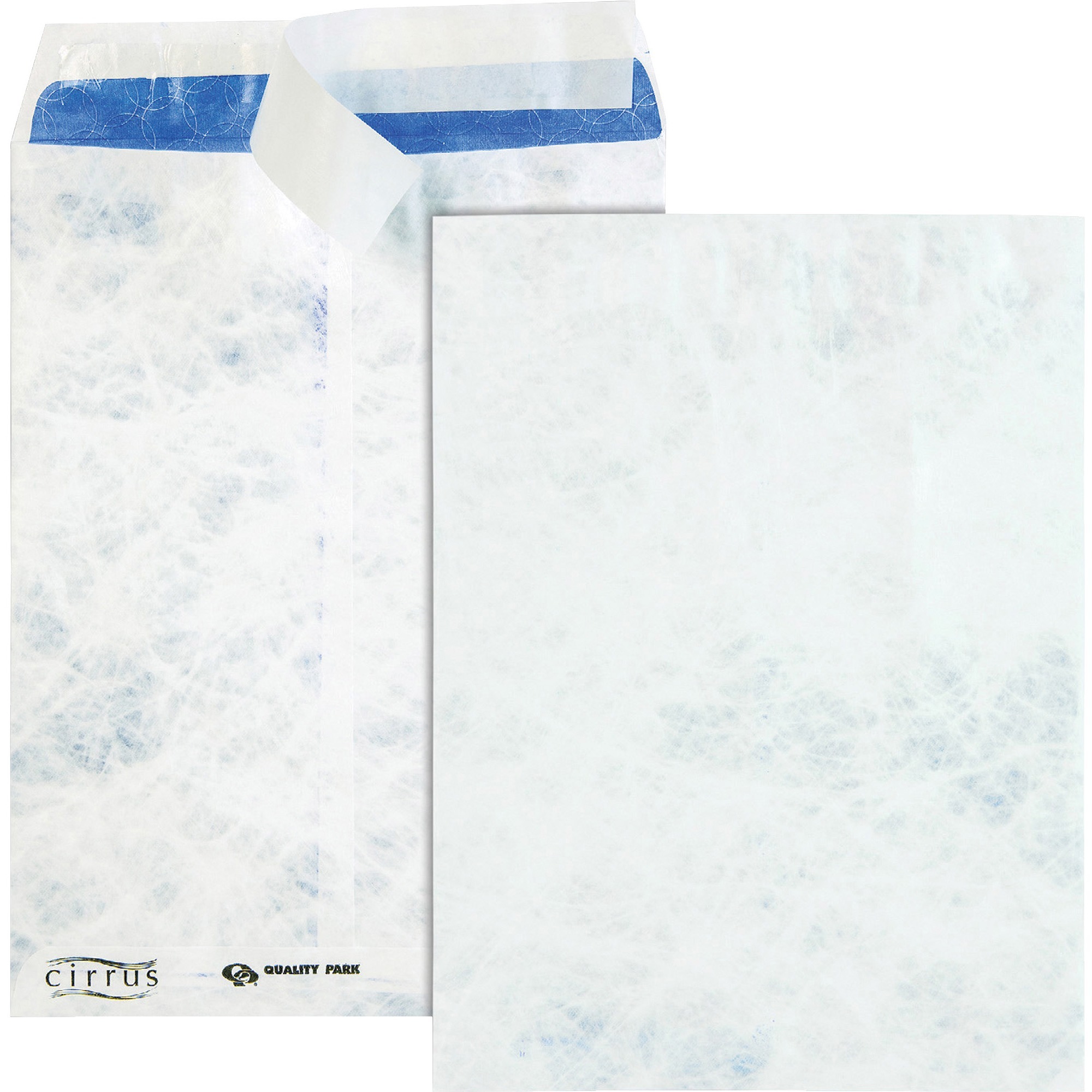 Quality Park Survivor Security Tint Catalog Mailer - Catalog - 10" Width x 13" Length - Flap-Stik - White - Tyvek - 100 / Box