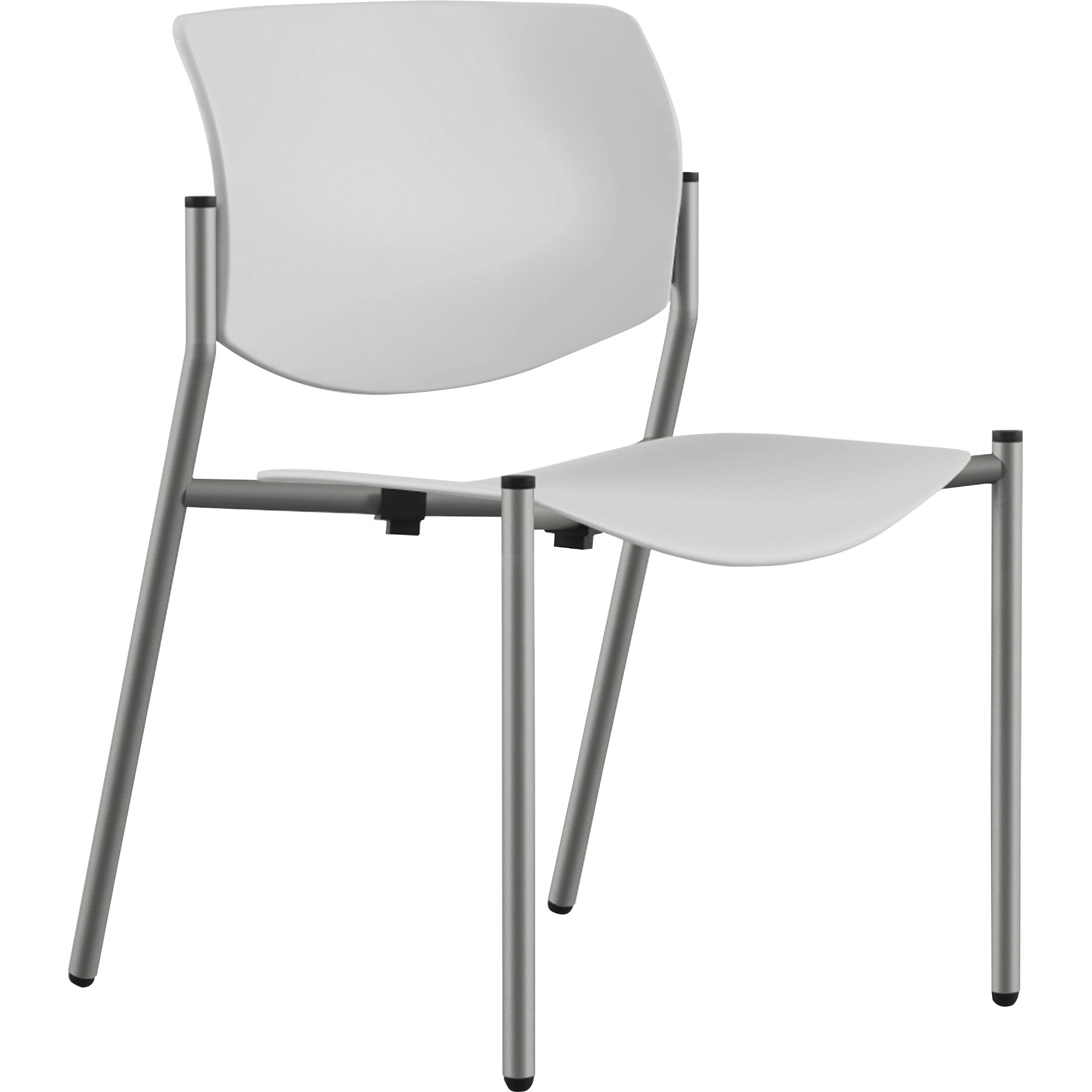 9 to 5 Seating Shuttle Armless Stack Chair with Glides