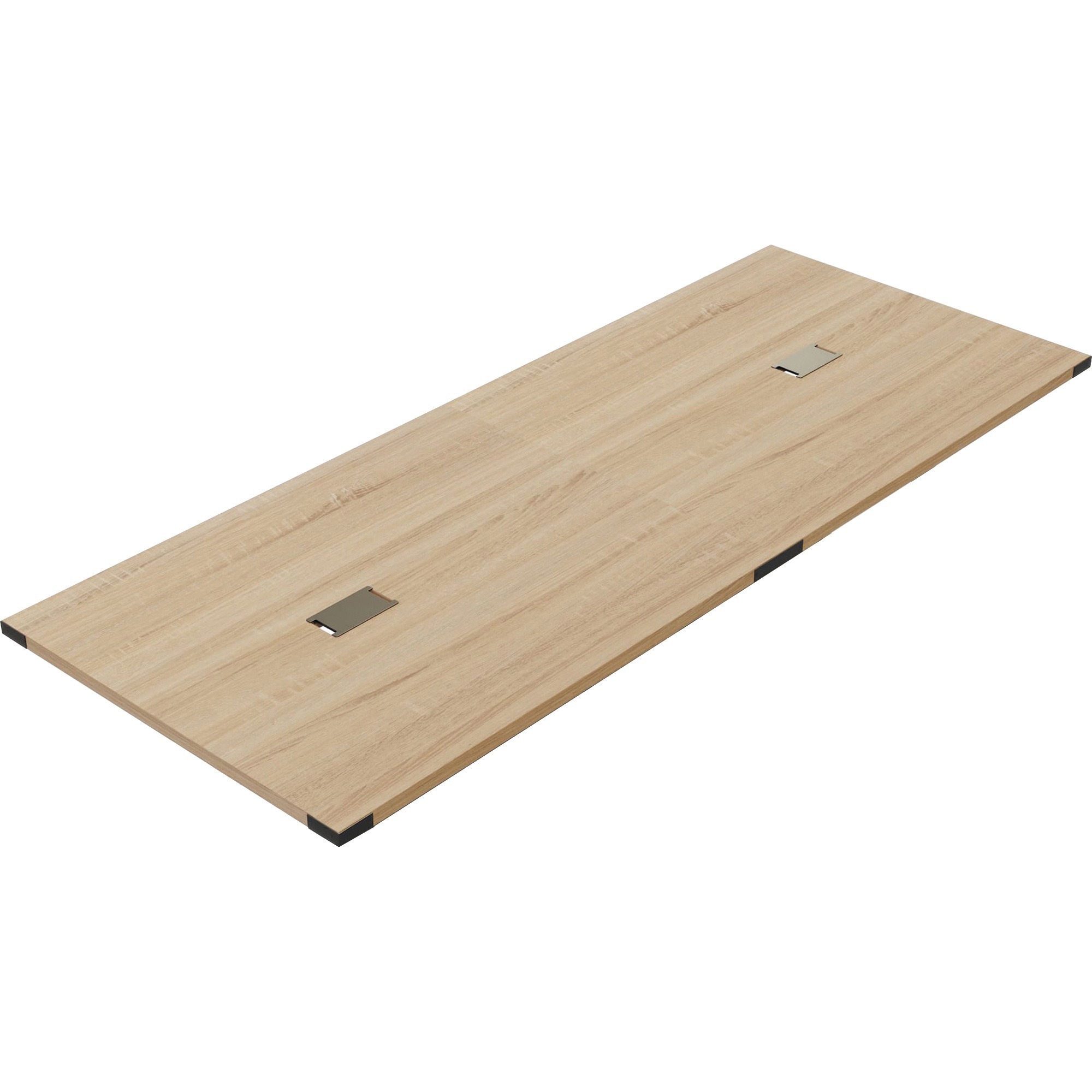 Safco Mirella Half Conference Tabletop - 60" Width x 47.5" Depth x 1.6" Thickness Table Top - Material: Particleboard - Finish: Sand Dune, Laminate - 1 Each