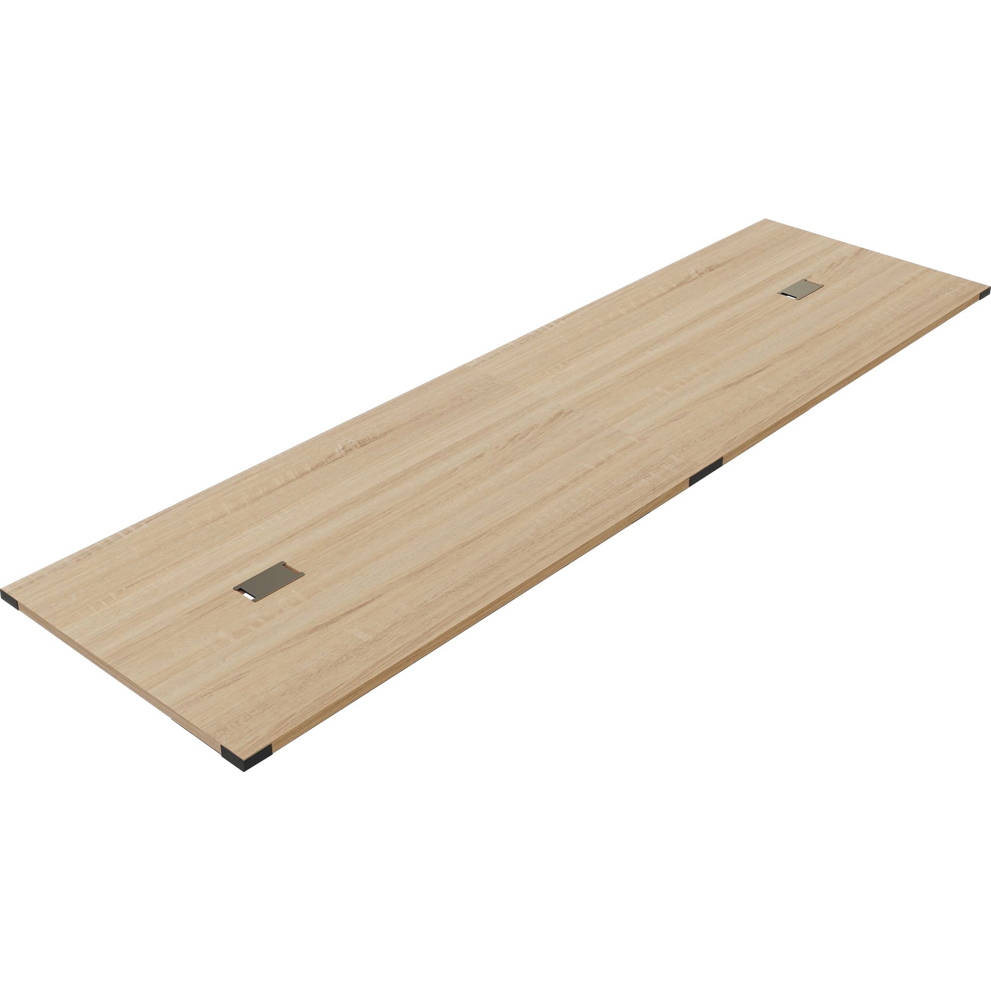 Safco Mirella Half Conference Tabletop - 84" Width x 47.5" Depth x 1.6" Thickness Table Top - Material: Particleboard - Finish: Sand Dune, Laminate - 1 Each