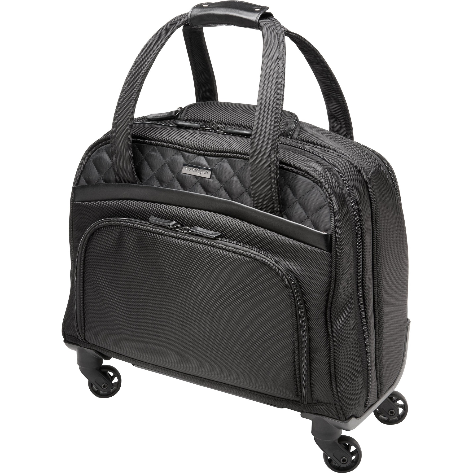 Kensington Contour 2.0 Carrying Case (Roller) for 15.6" Notebook - Puncture Resistant, Drop Resistant, Water Resistant - 1680D Ballistic Polyester Body - 1680D Polyester Exterior Material - 210D Polyester Interior Material - Telescoping Handle, Carrying S