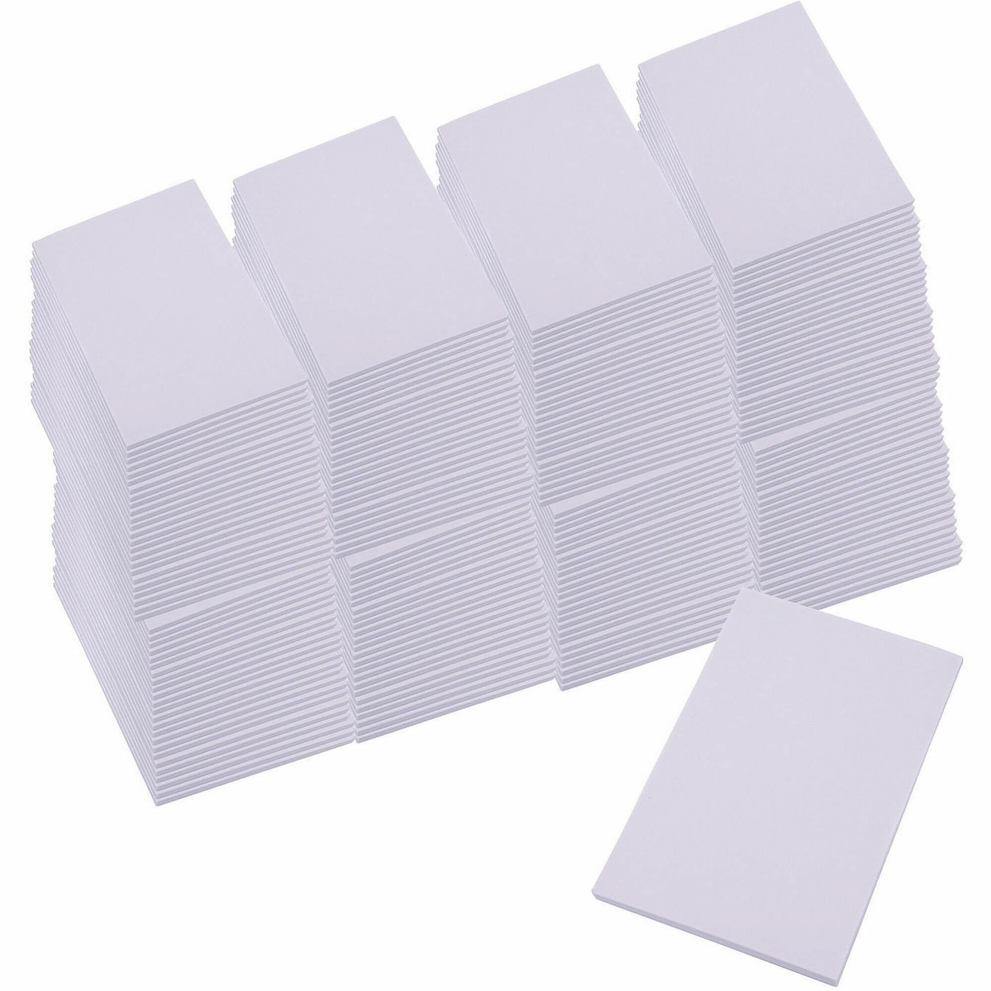 Universal Scratch Pad Value Pack, Unruled, 4 x 6, White, 100 Sheets, 120/Carton