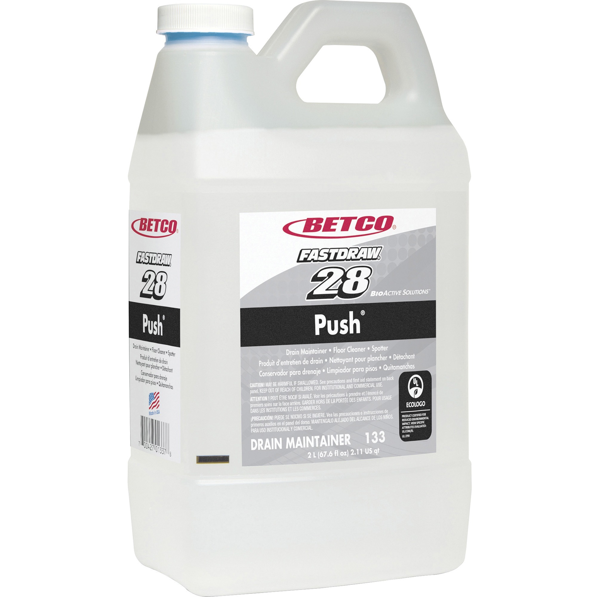Betco BioActive Solutions FastDraw 28 Push Cleaner