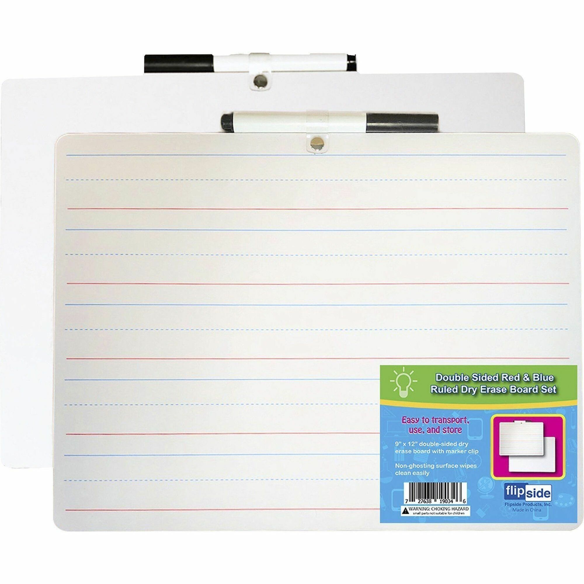 Flipside 2-sided Dry Erase Board Sets