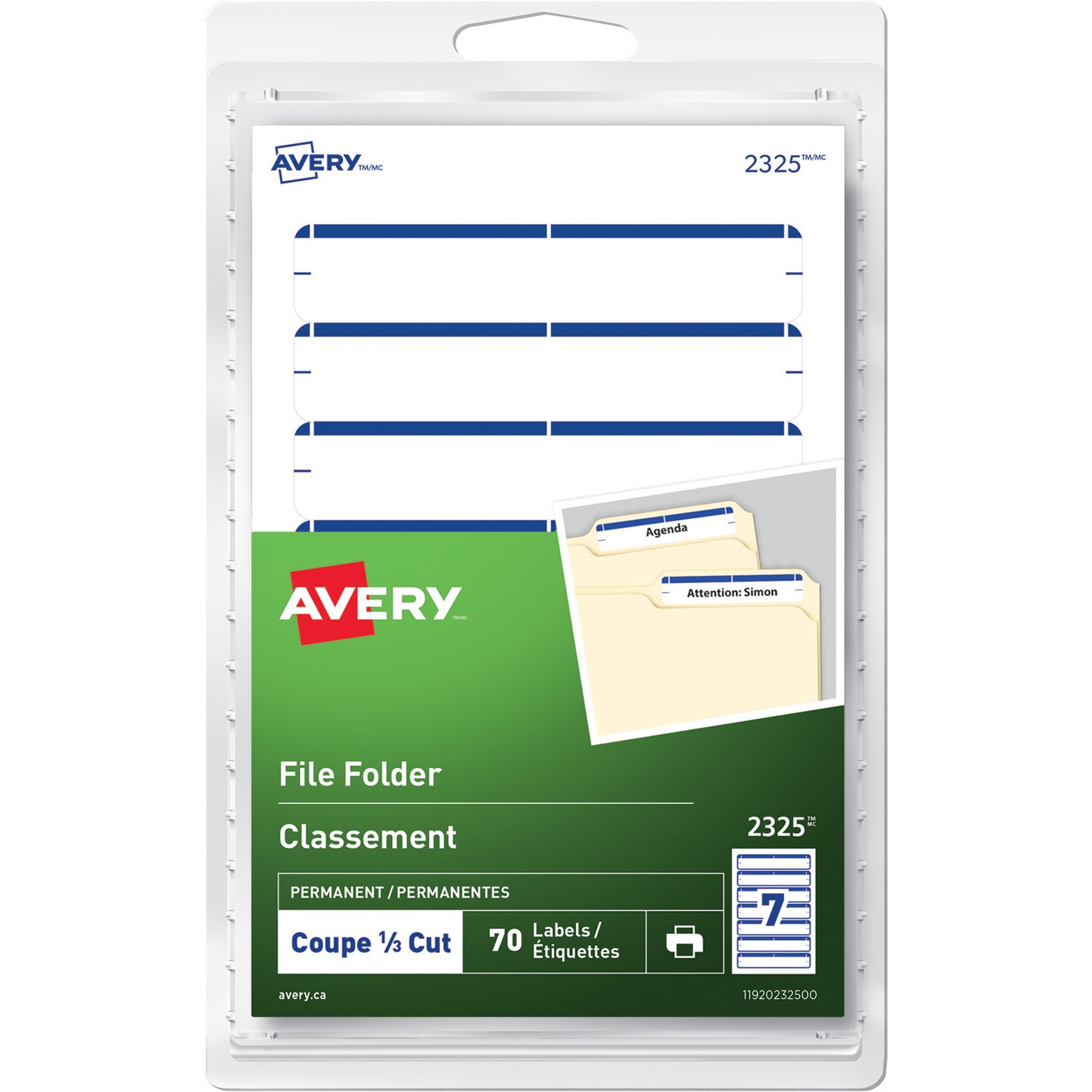 Avery Print or Write File Folder Label - Madill - The Office Company