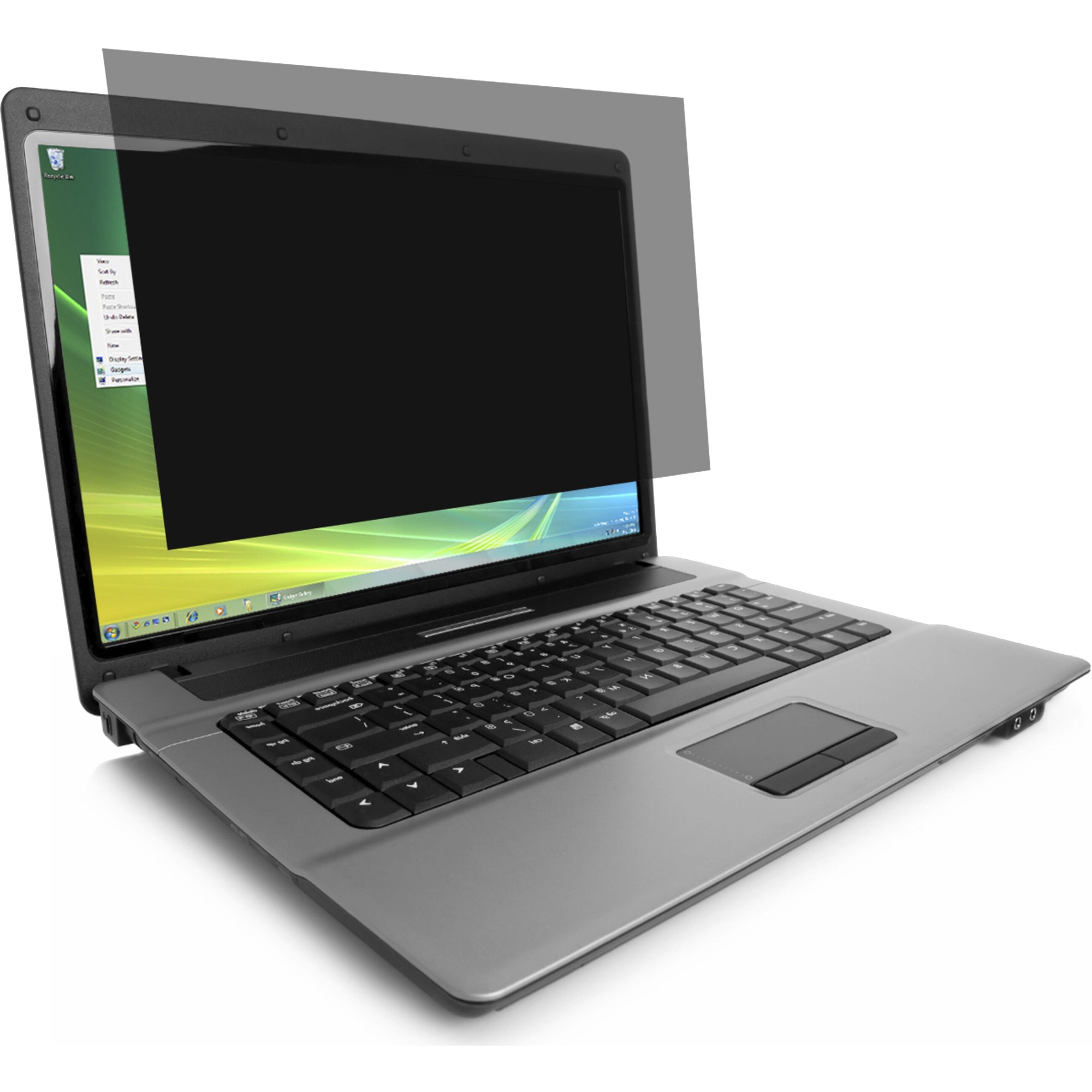 Kensington FP121W10 Privacy Screen for Laptops (12.1" 16:10) Matte Black, Glossy Black - For 12.1" (307.34 mm) Widescreen LCD Desktop/Laptop - 16:10 - Scratch Resistant, Damage Resistant, Fingerprint Resistant - Anti-glare - 1 