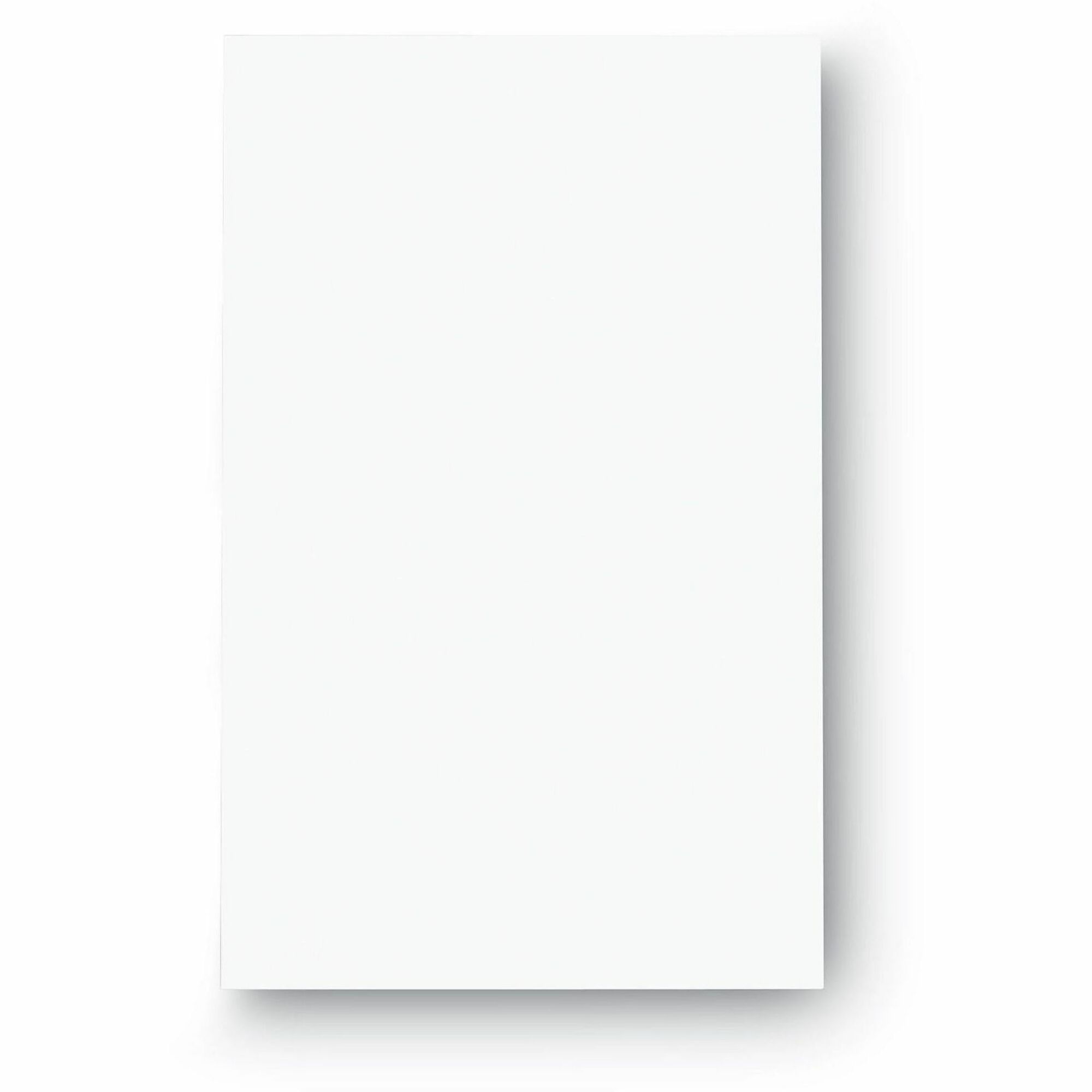 Universal Scratch Pads, Unruled, 5 x 8, White, 100 Sheets, 12/Pack