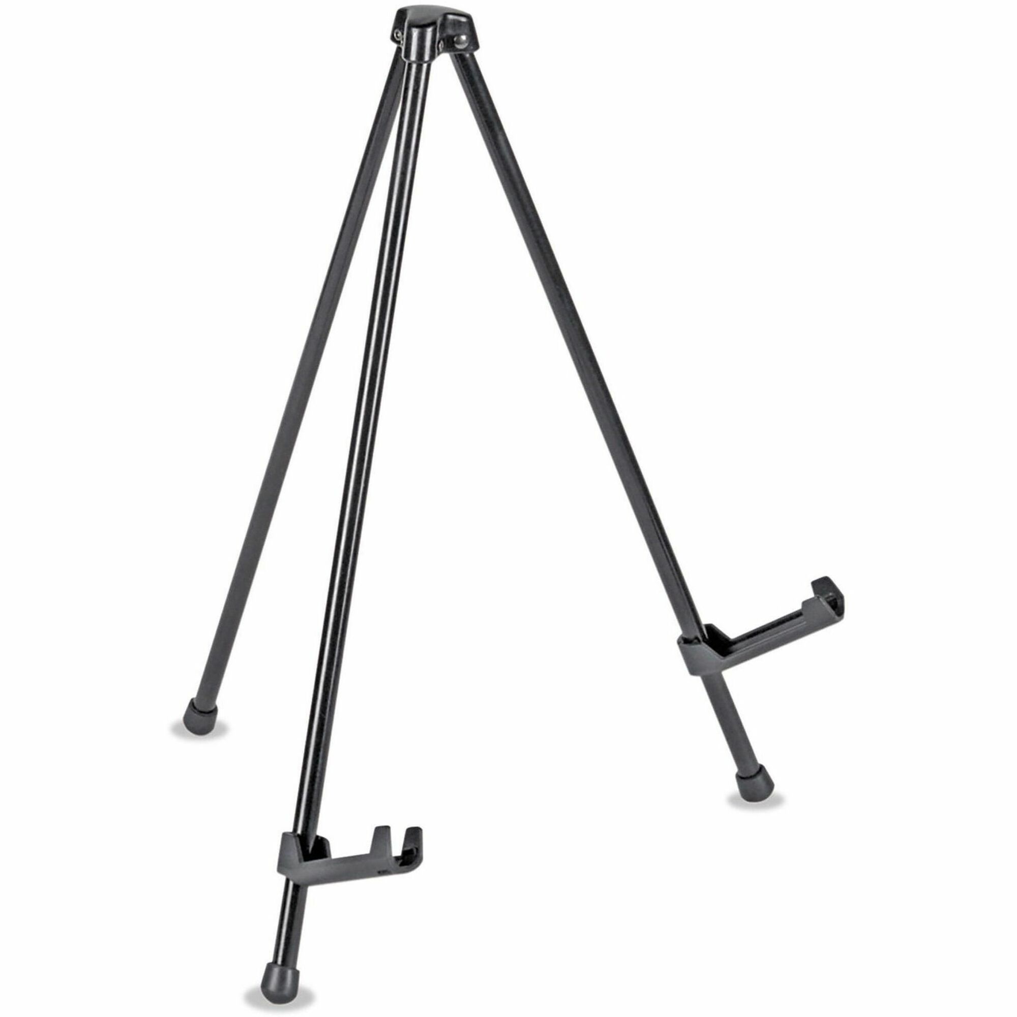 Universal Portable Tabletop Easel, 14" Tall, Metal, Black, Supports Up to 5 lb