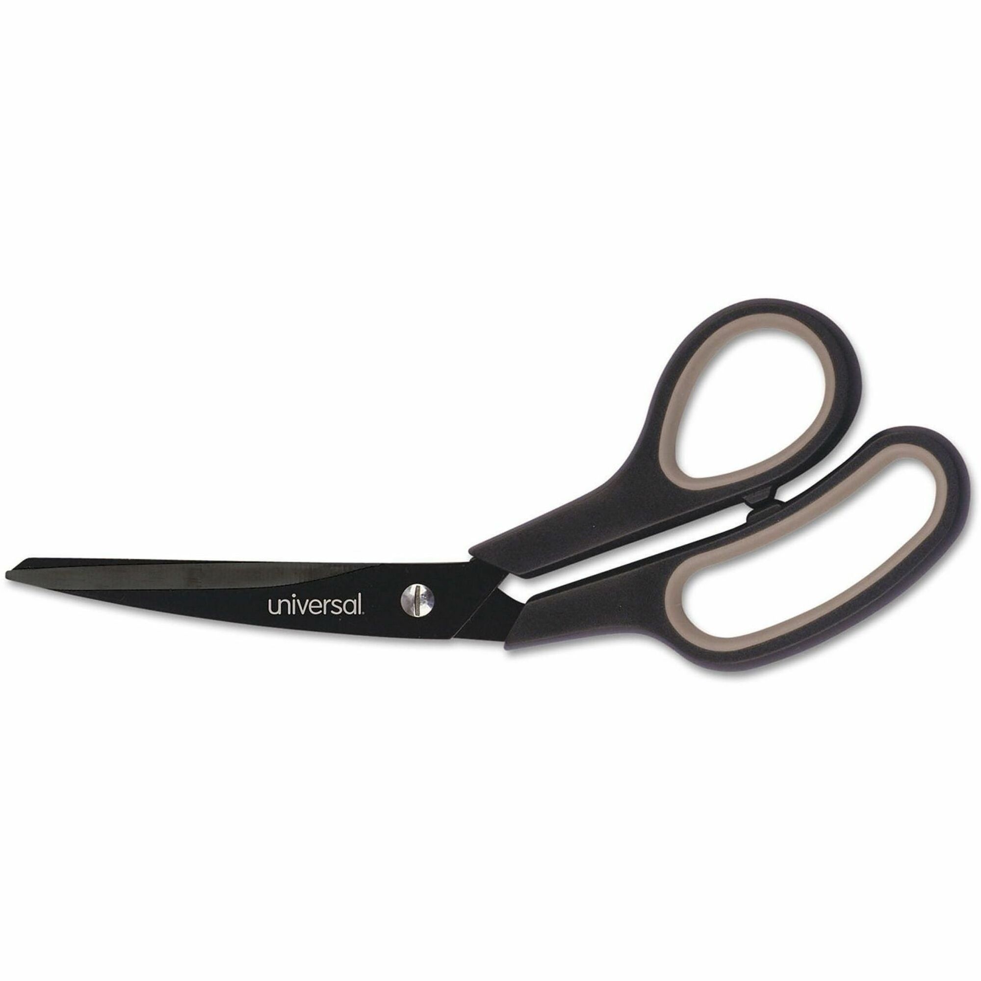 Universal Scissors - 3.50" Cutting Length - 8" Overall Length - Left/Right - Stainless Steel - Pointed Tip - Multi - 1 Each