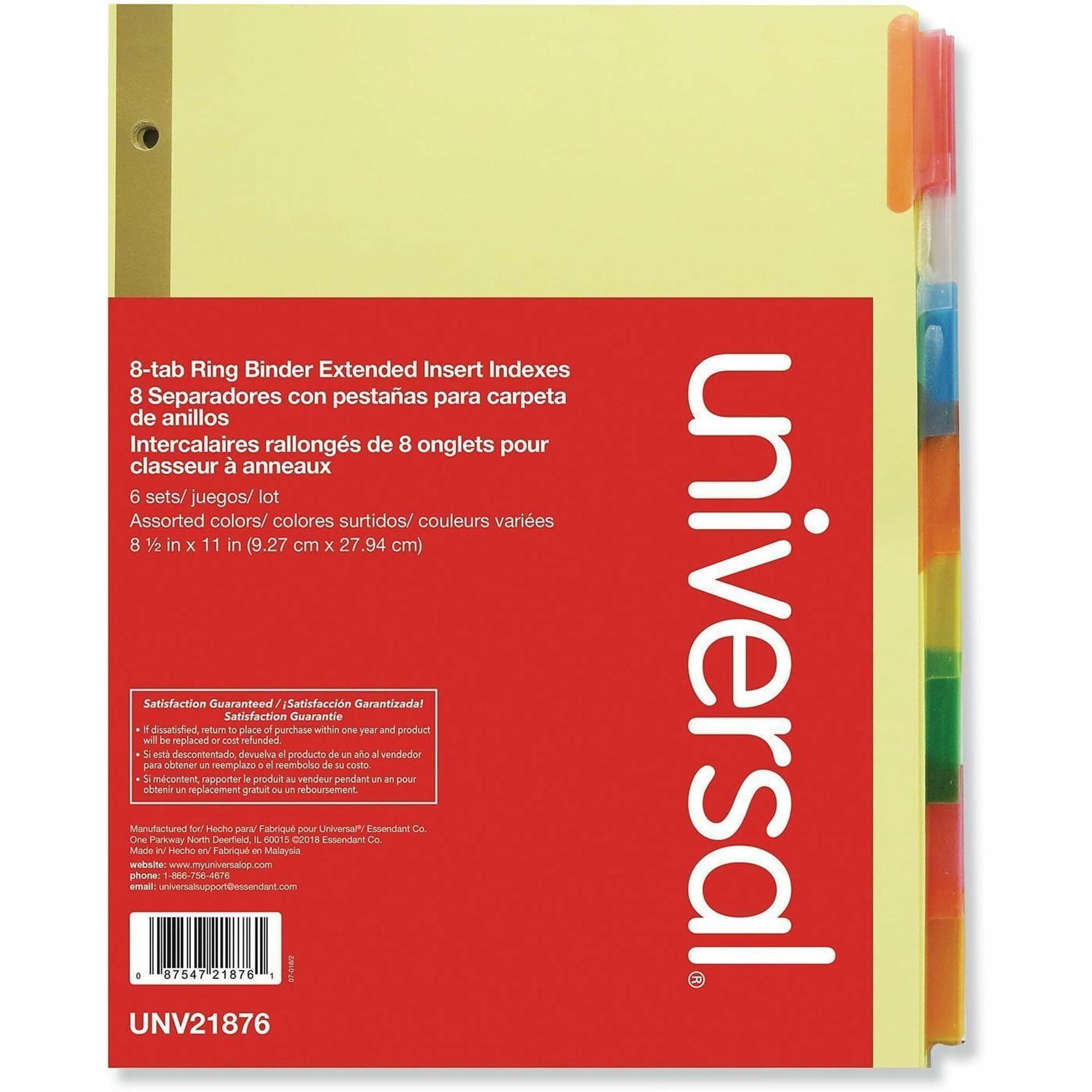 Universal Index Divider