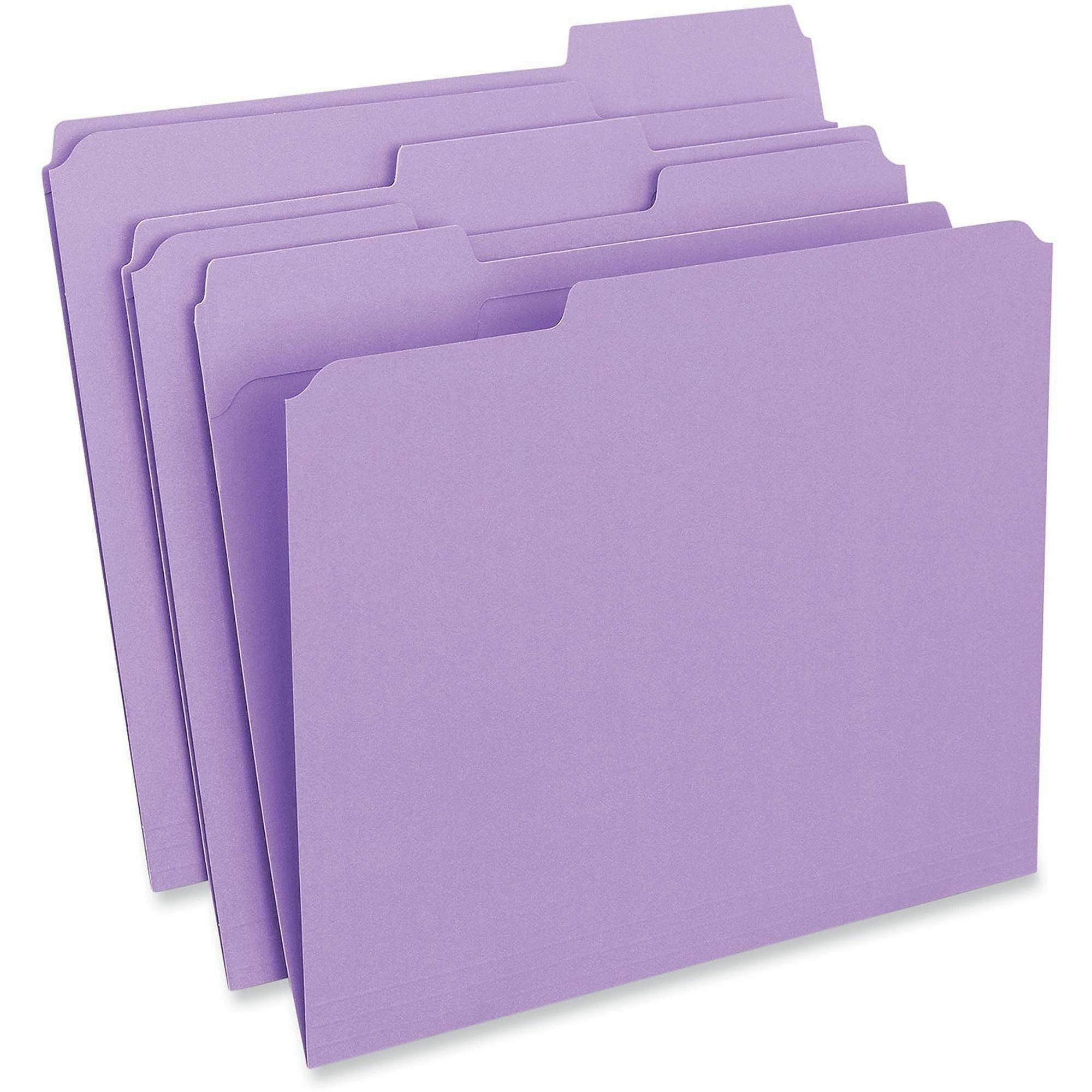 Universal 1/3 Tab Cut Letter Top Tab File Folder