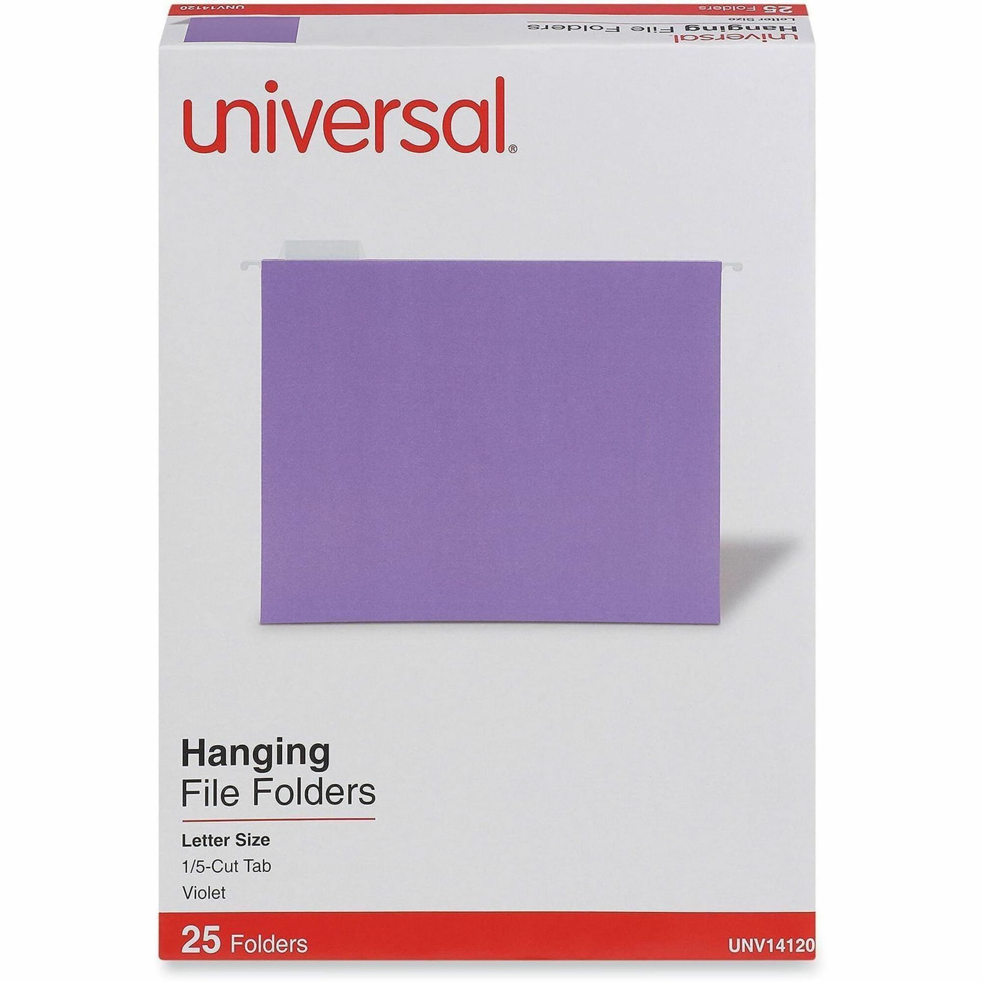 Universal 1/5 Tab Cut Letter Hanging Folder