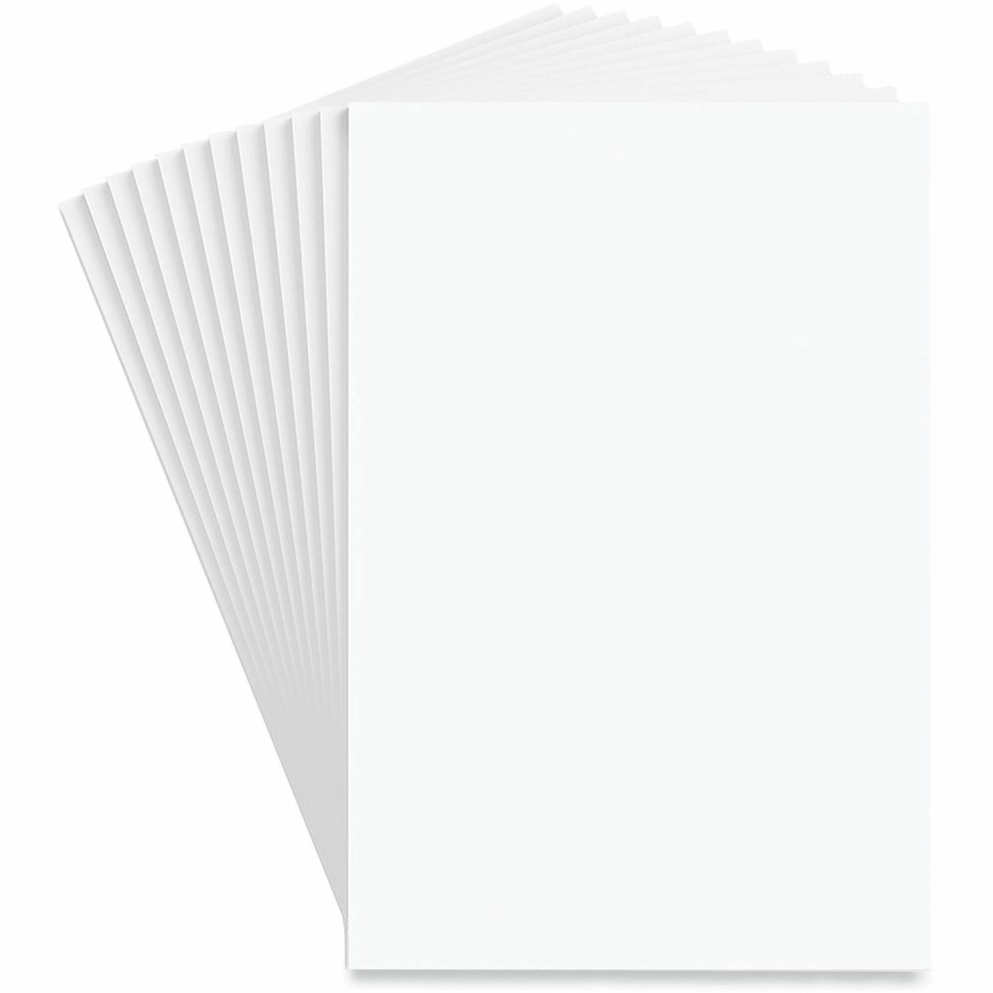 Universal Scratch Pads, Unruled, 4 x 6, White, 100 Sheets, 12/Pack