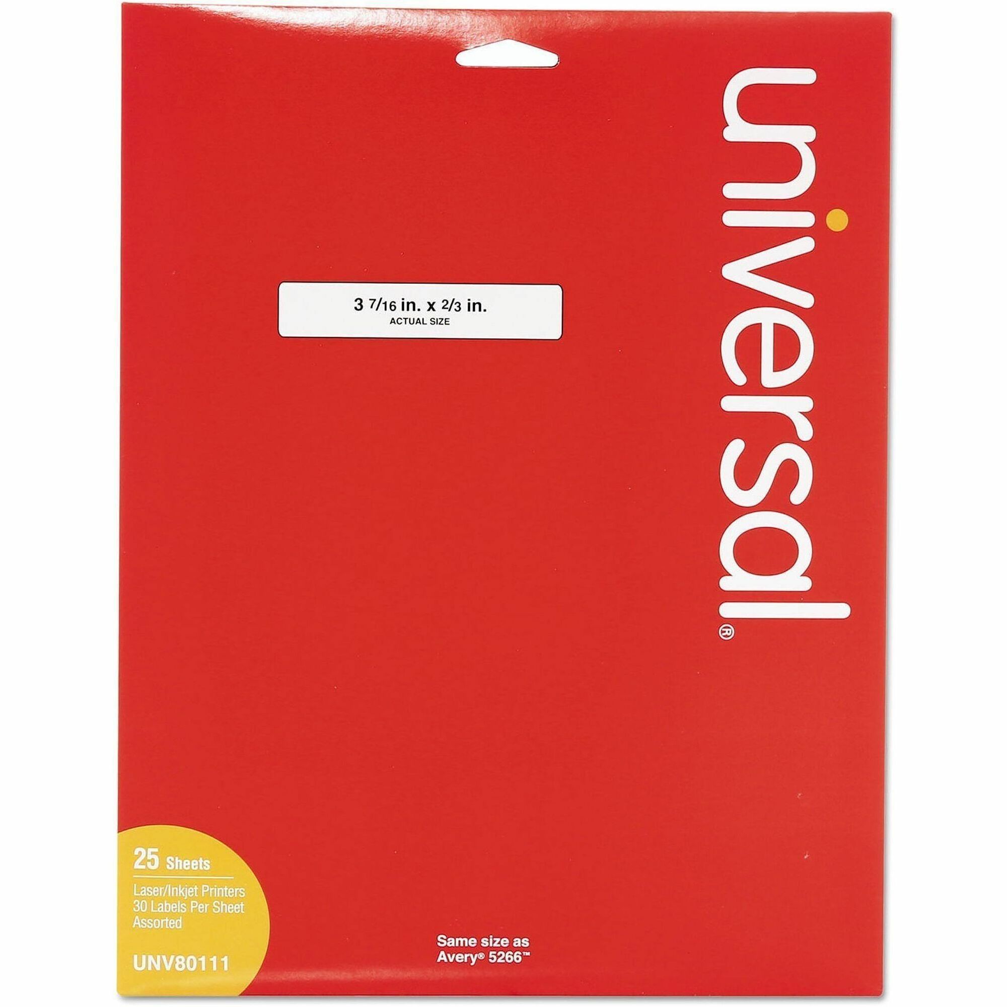 Universal File Folder Label