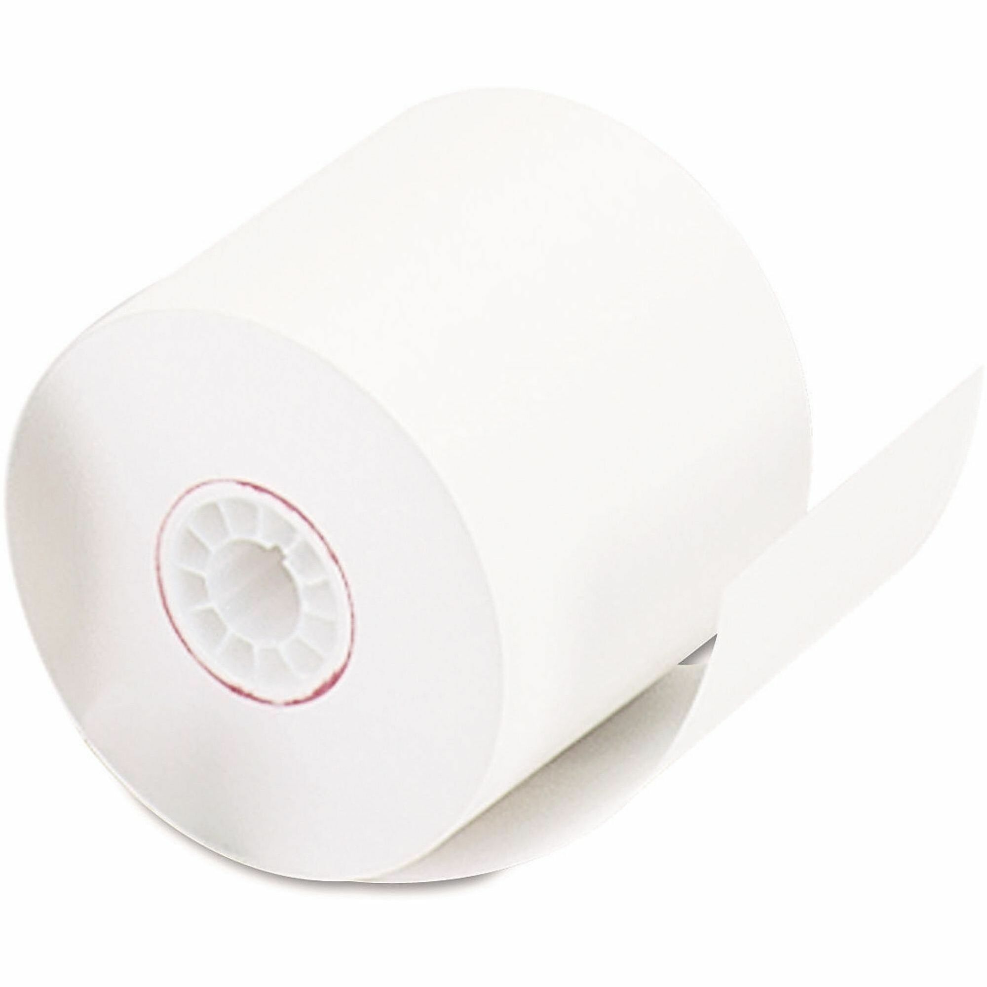 Universal Impact and Inkjet Print Bond Paper Rolls, 0.5" Core, 2.25" x 128 ft, White