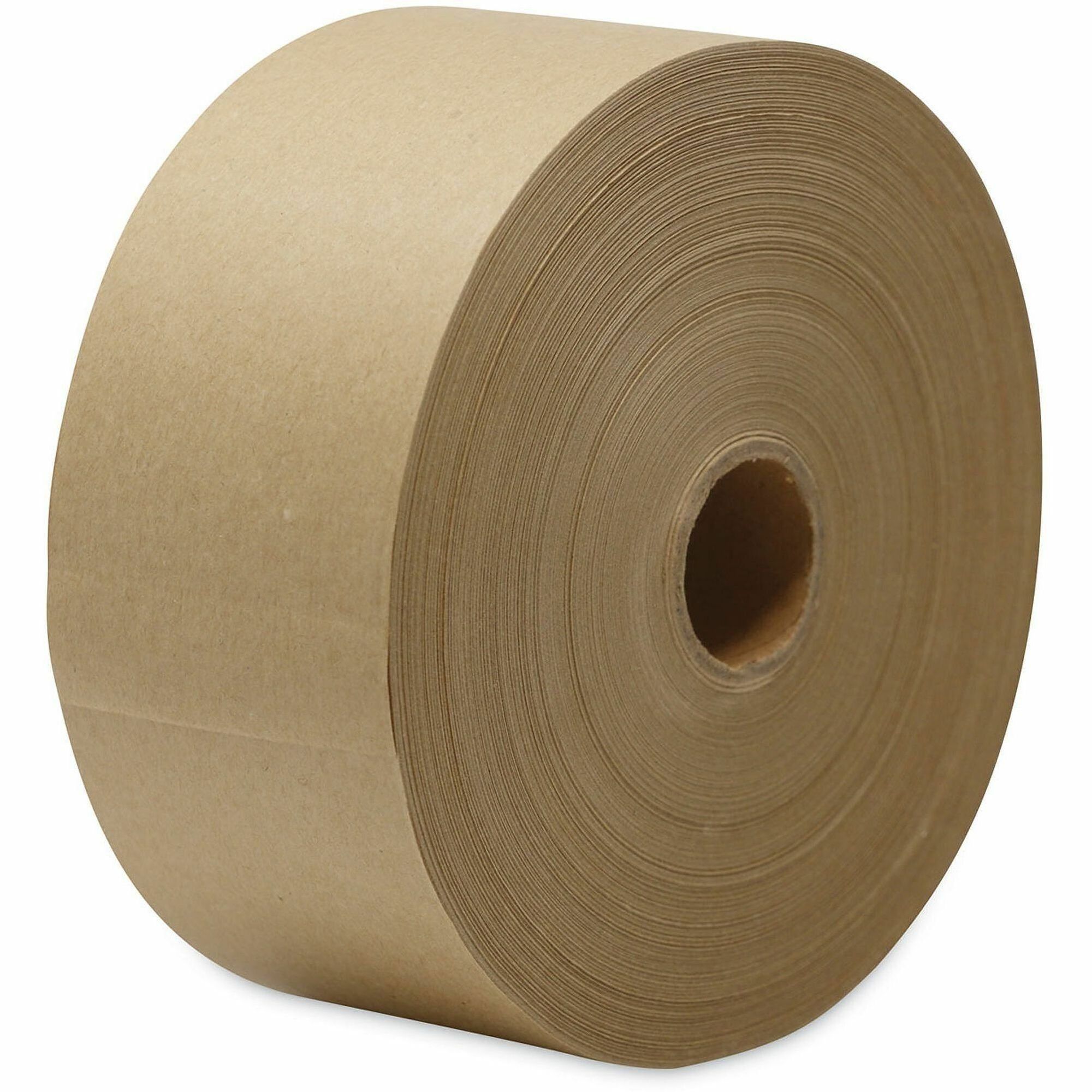 Universal Gummed Kraft Sealing Tape, 3" Core, 3" x 600 ft, Brown, 10/Carton