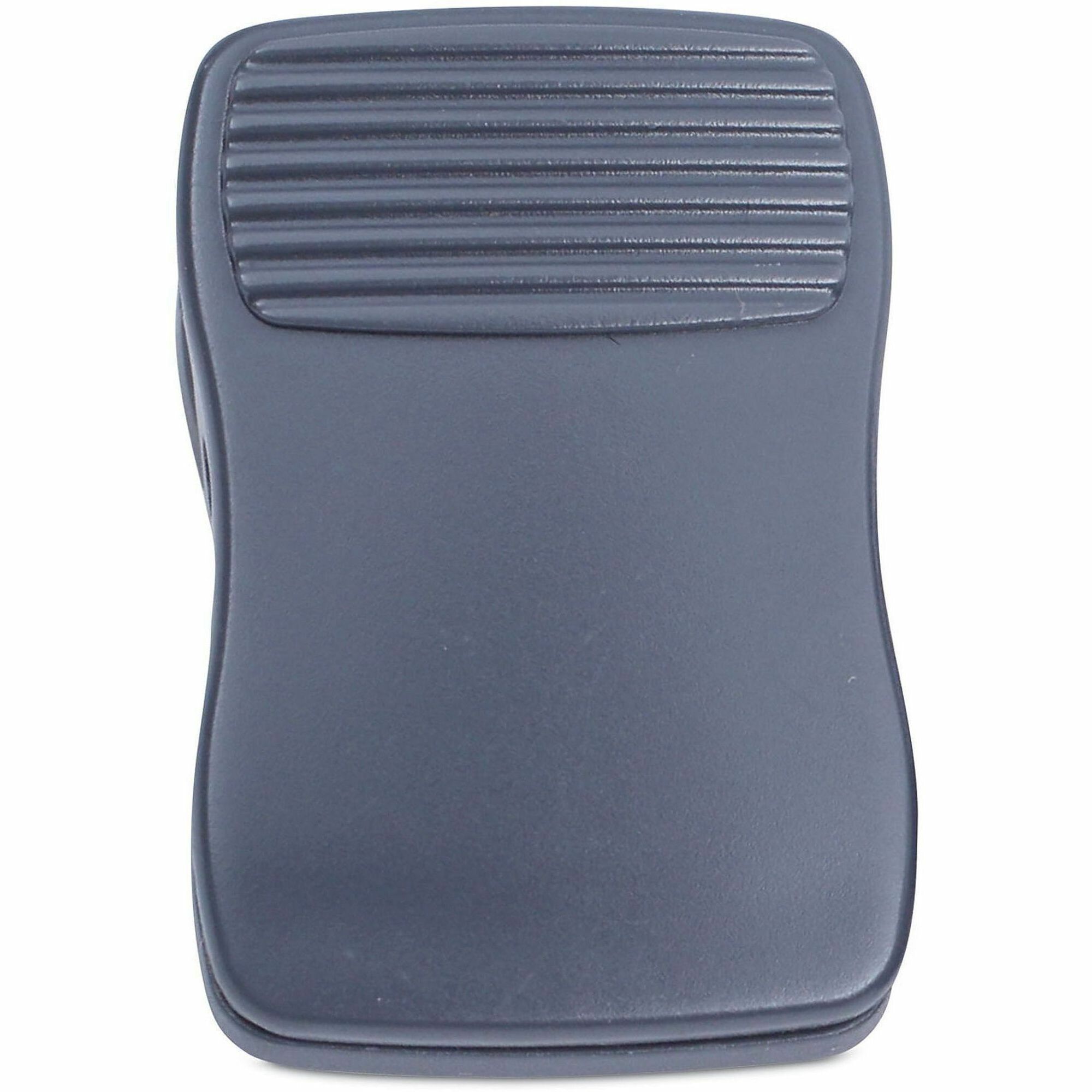 Universal Deluxe Recycled Cubicle Clips, 40 Sheet Capacity, Charcoal, 24/Pack