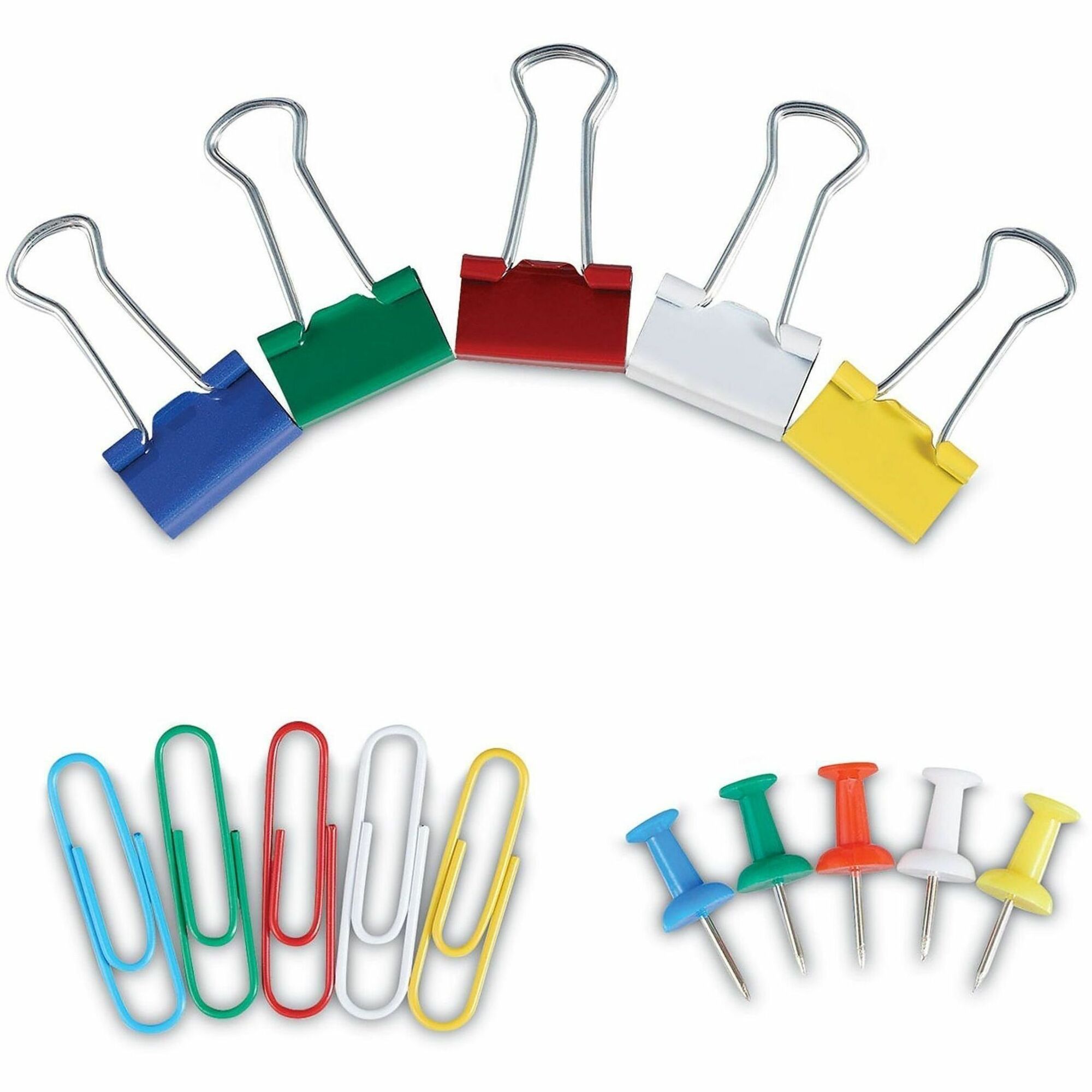 Universal Binder Clip/Paper Clip/Push Pin Set