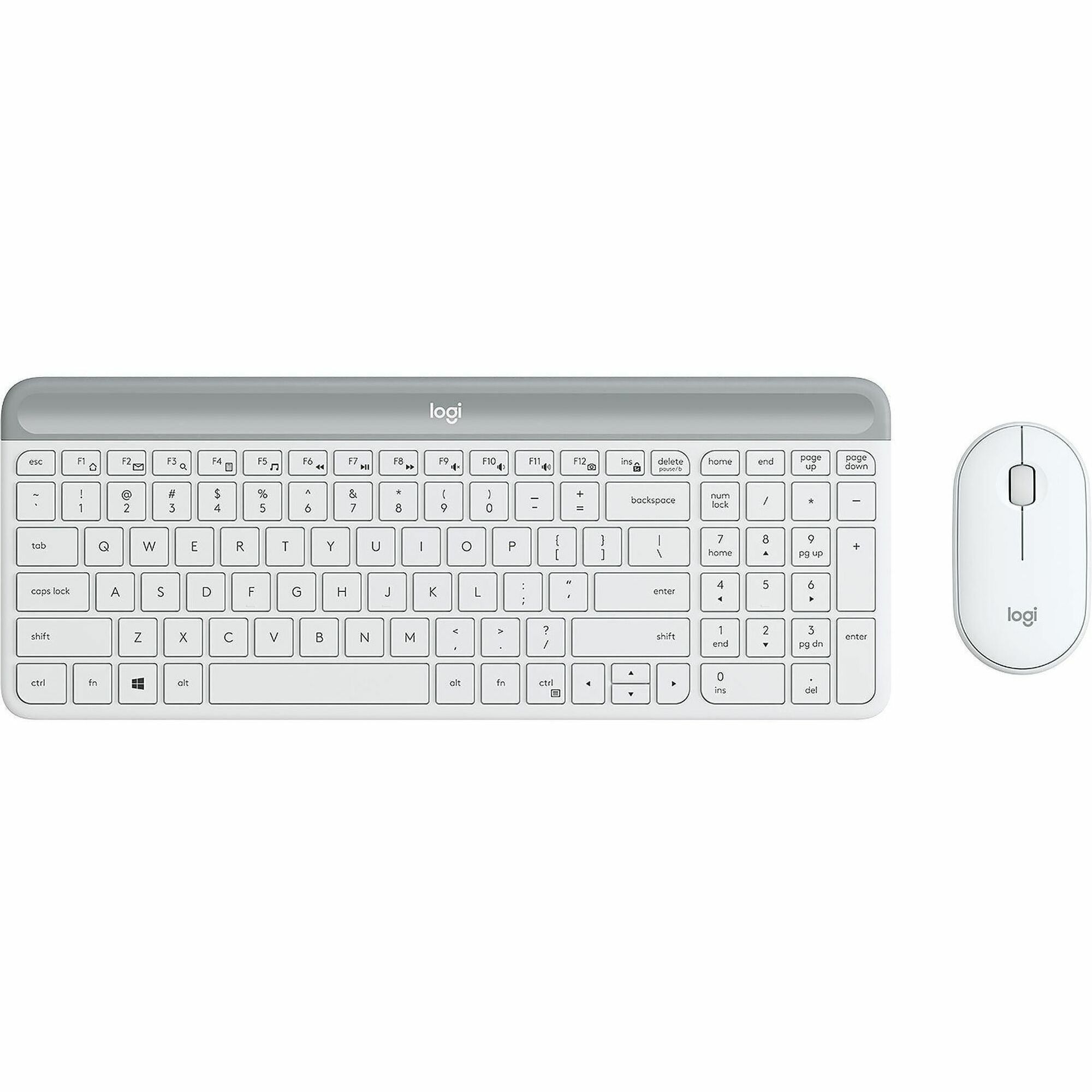 Logitech Slim Wireless Keyboard and Mouse Combo MK470