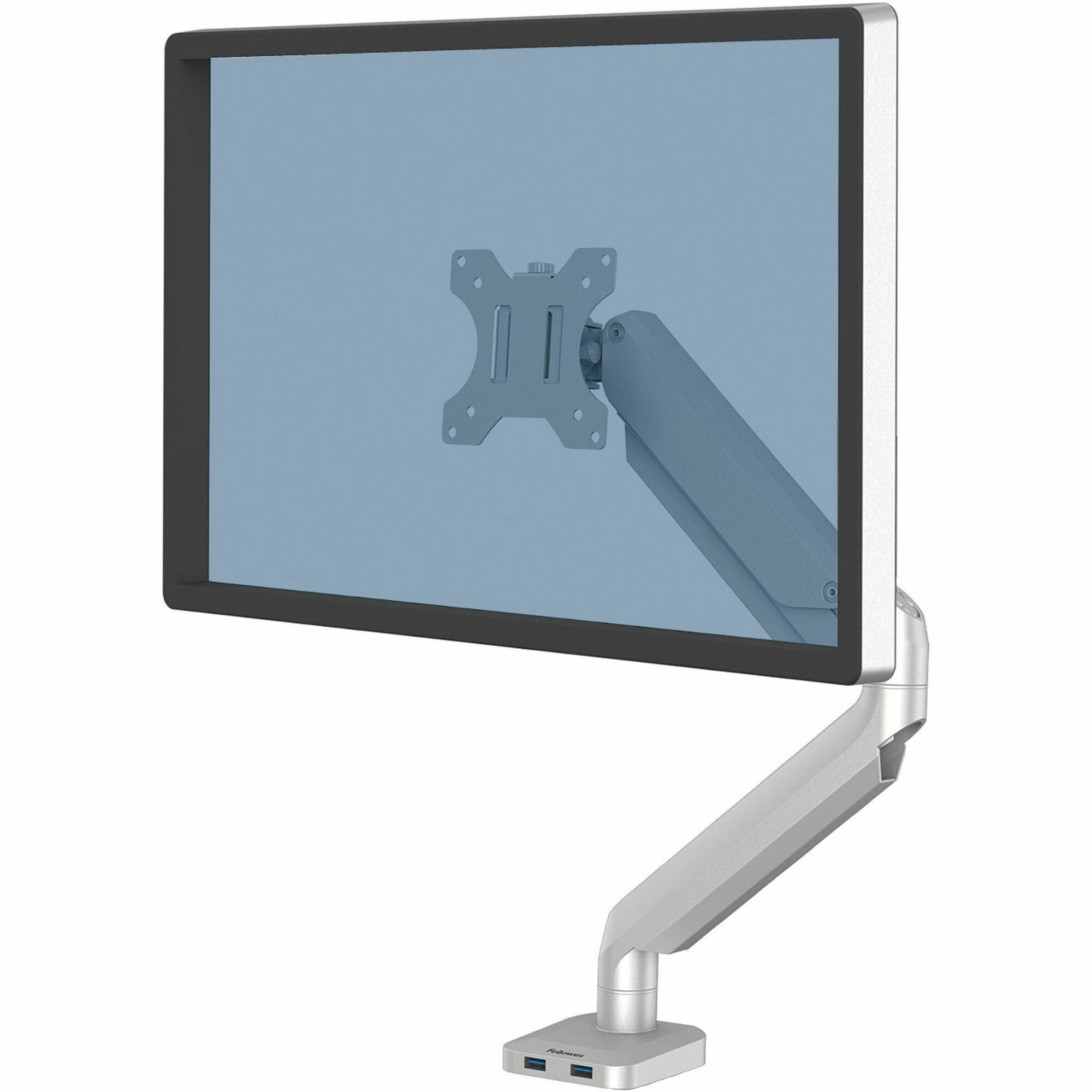Fellowes Platinum Mounting Arm for Monitor - Silver