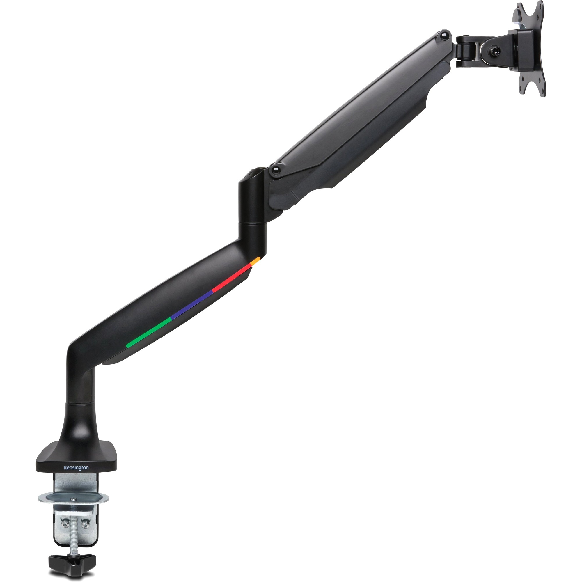 Kensington SmartFit Mounting Arm for Monitor, Flat Panel Display, Curved Screen Display - Black - Landscape/Portrait - Height Adjustable - 1 Display(s) Supported - 13" to 34" Screen Support - 19.84 lb (9000 g) Load Capacity - 75 x 75, 100 x 100 - VESA Mou