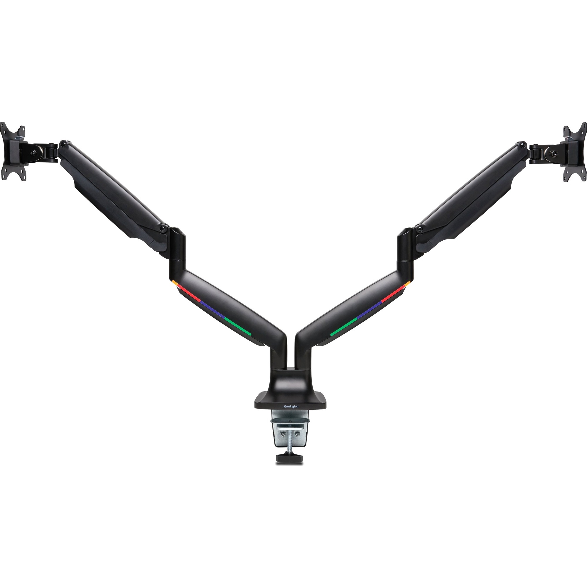 Kensington SmartFit Mounting Arm for Monitor - Black - Landscape/Portrait - Height Adjustable - 2 Display(s) Supported - 13" to 34" Screen Support - 19.80 lb (8981.13 g) Load Capacity - 75 x 75, 100 x 100 - VESA Mount Compatible - Aluminum, Plastic, Steel