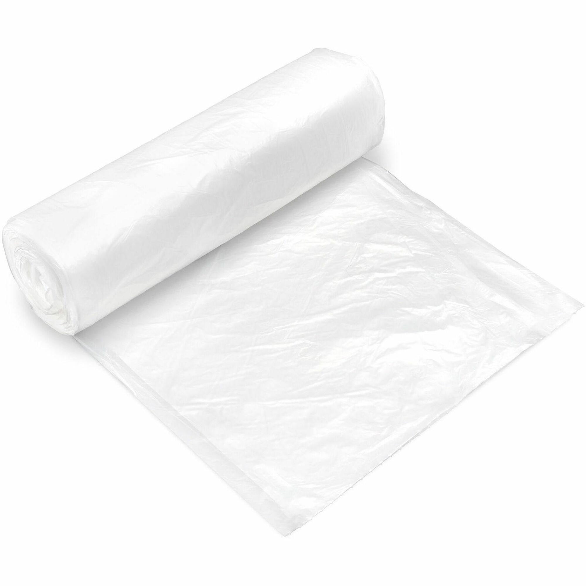 Inteplast HDPE Can Liners, 16 Microns, 33" x 40" , Natural, Pack Of 250 Liners