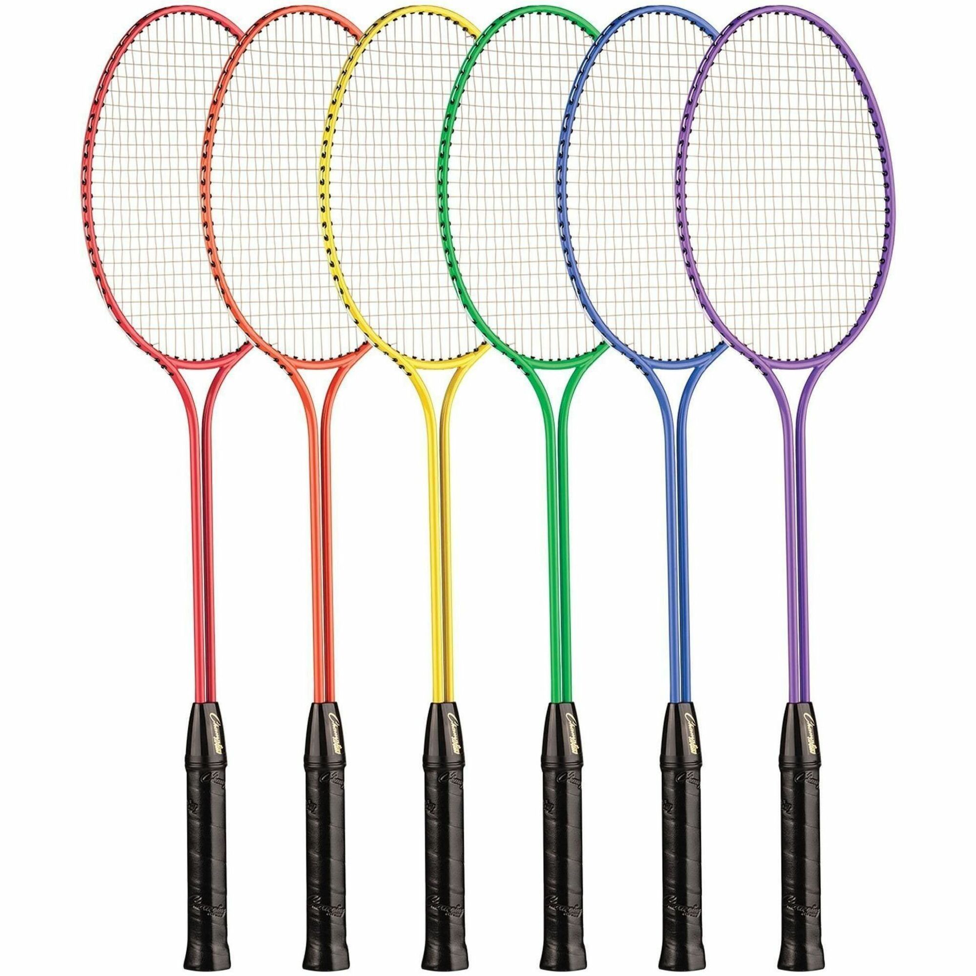 Champion Sports Tempered Steel Twin Shaft Badminton Racket Set