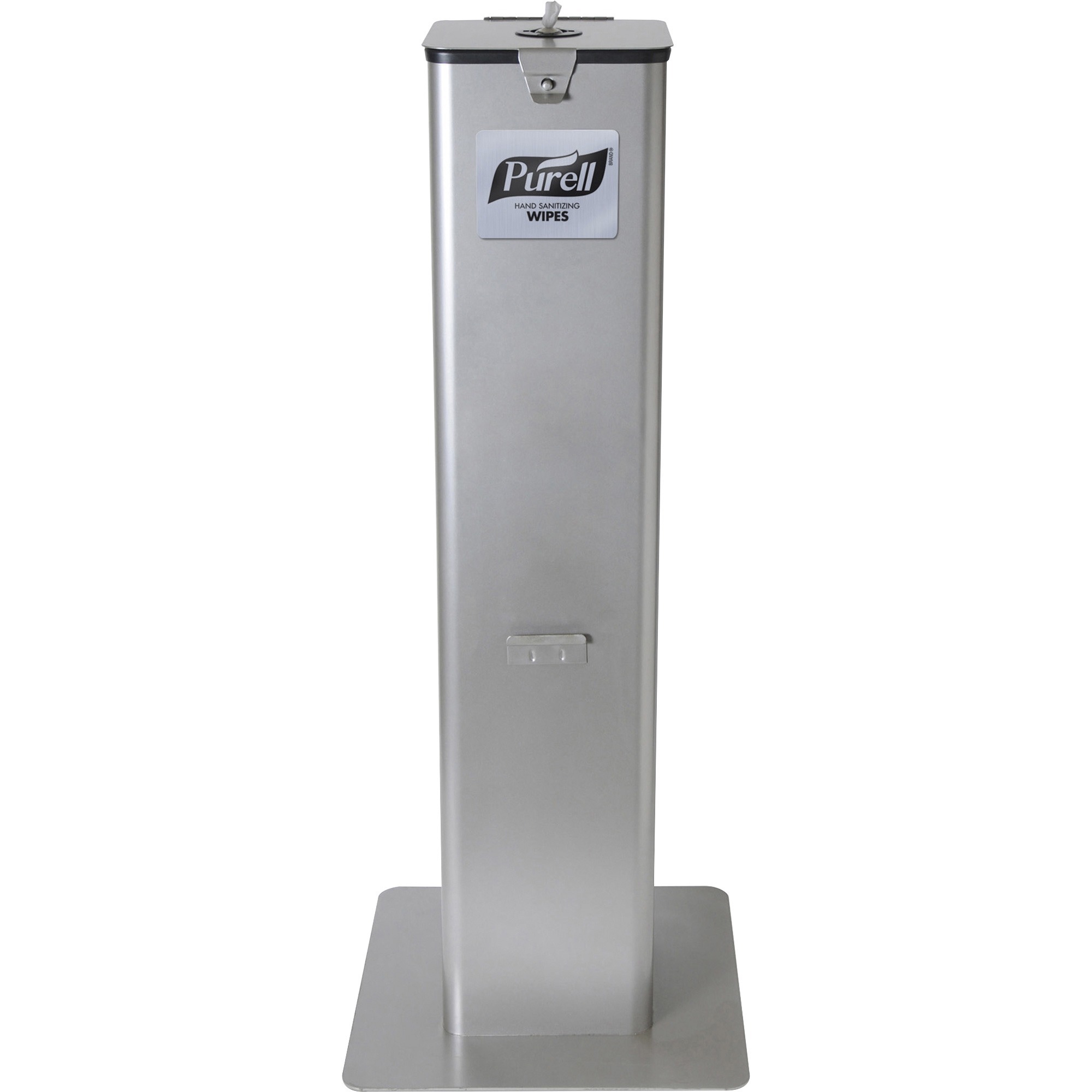 PURELL® Hand Sanitizing Wipes Stand Dispenser - Pull Out - 6000 x Sheet - Reflective Silver - Durable - 1 / Carton