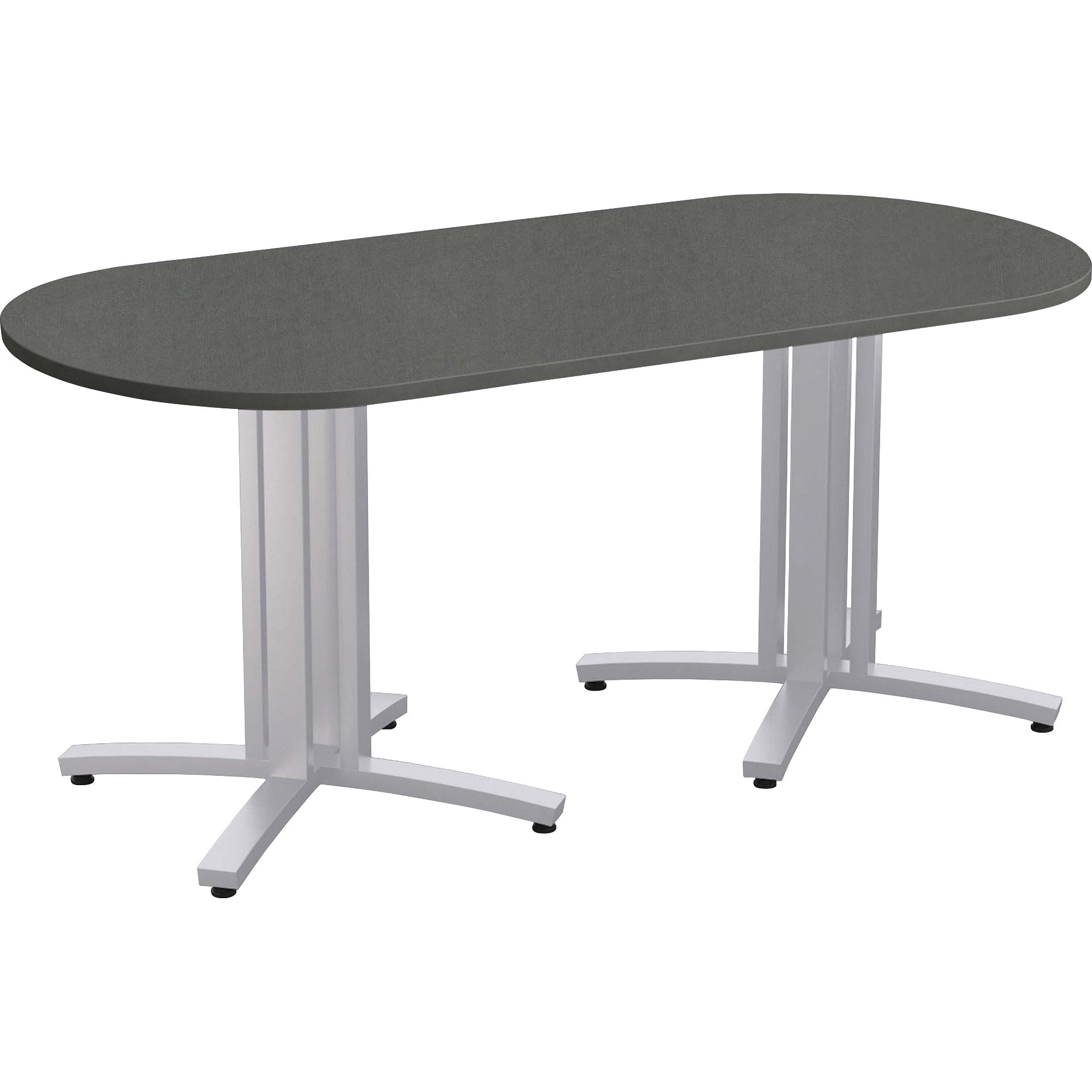 Special-T Structure 4X Conference Table - Steel Mesh Racetrack Top - Powder Coated Base - 72" Table Top Length x 36" Table Top Width x 1.25" Table Top Thickness - 29" Height - Assembly Required - High Pressure Laminate (HPL), Particleboard Top Material - 1 Each