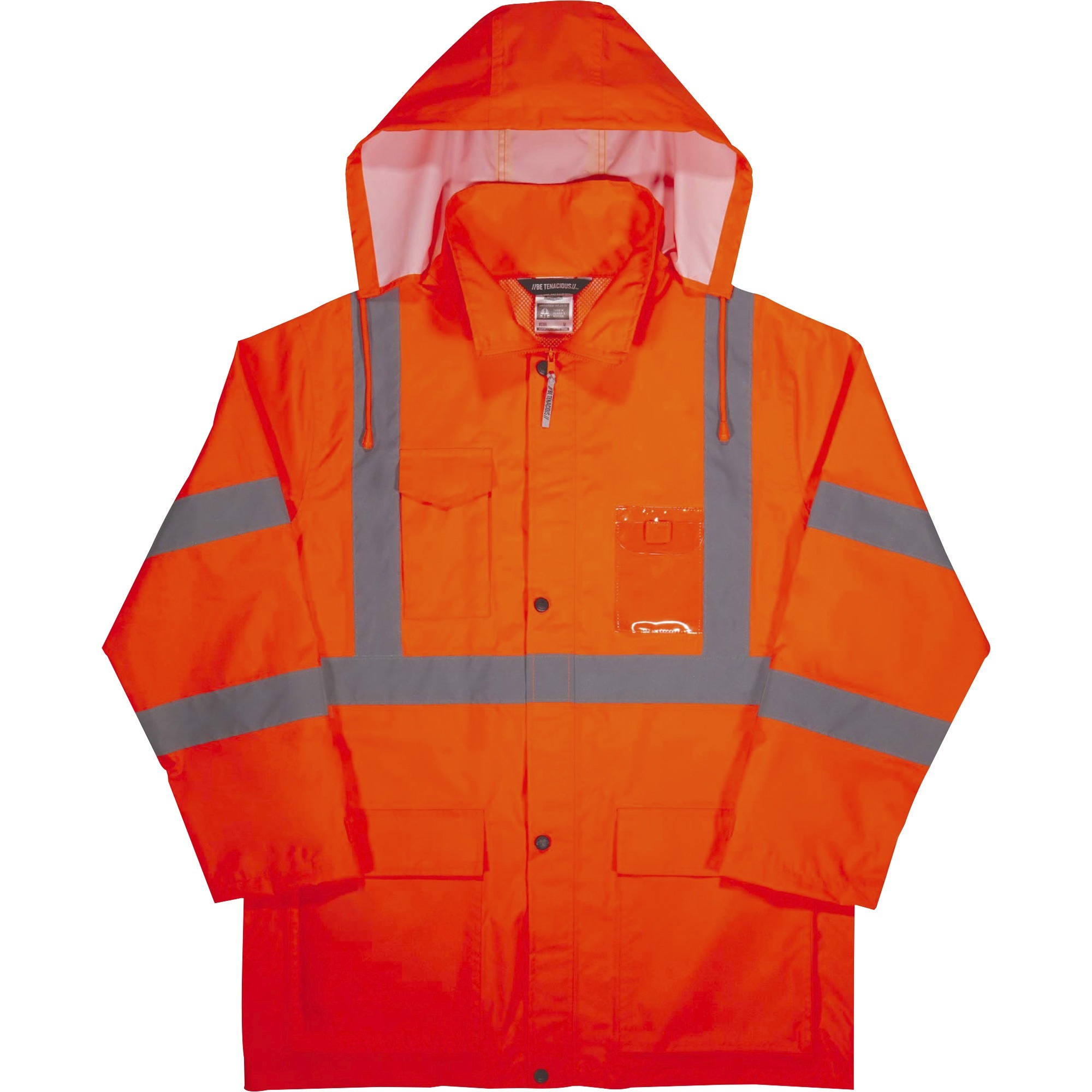 Ergodyne 8366 Lightweight Hi-Vis Rain Jacket - Type R, Class 3