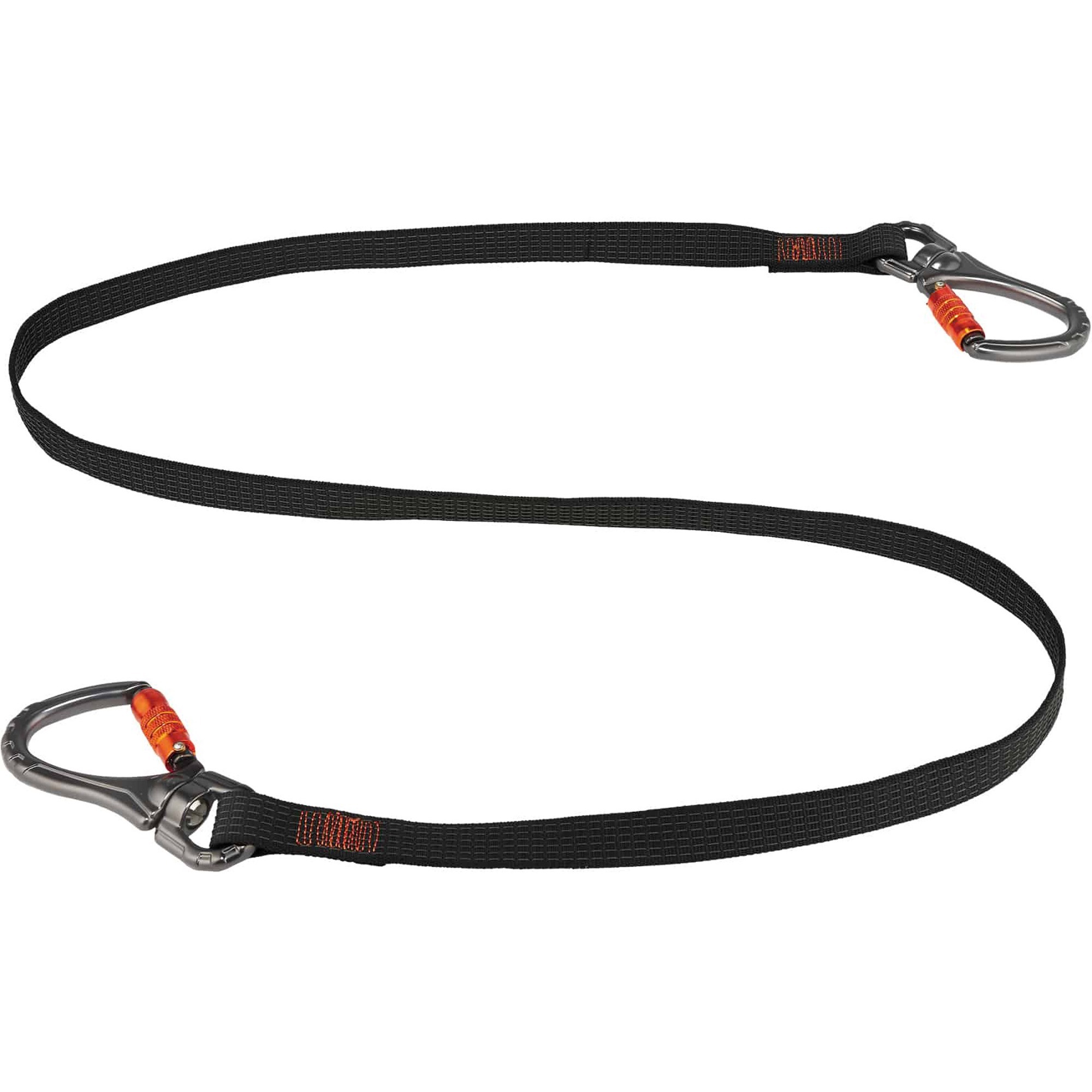 Ergodyne 3139 Tool Lanyard Double-Locking Dual Carabiner with Swivel - 40lbs
