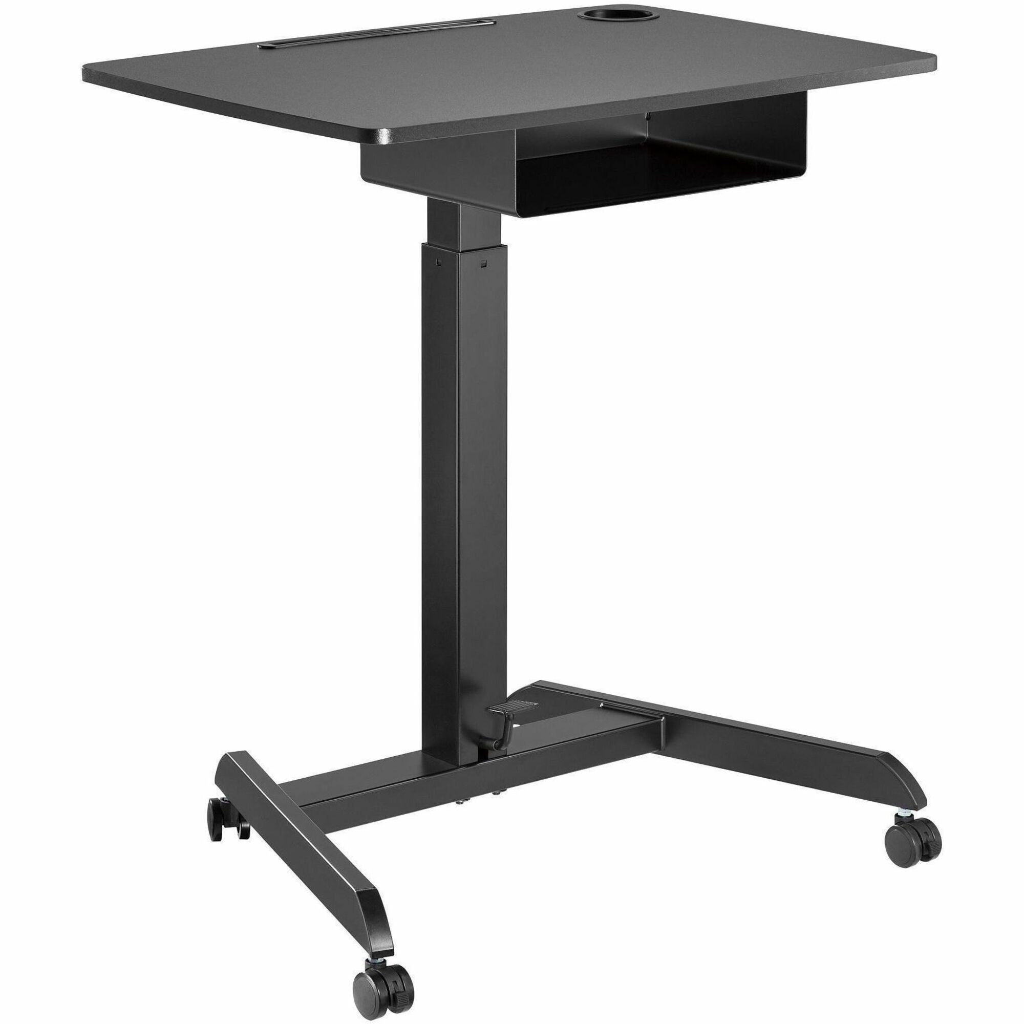 Kantek Mobile Height-Adjustable Sit-Stand Desk