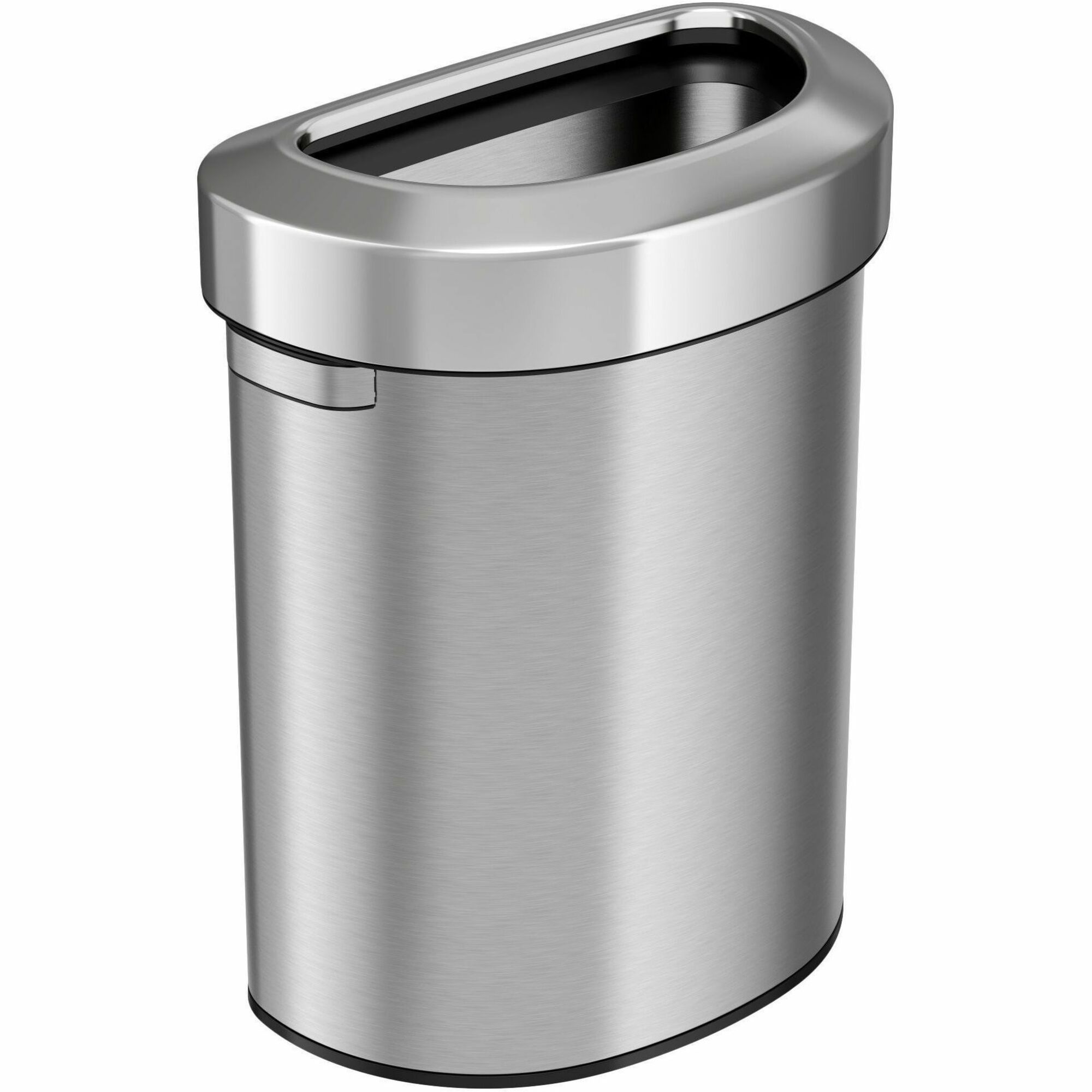 HLS Commercial Semi-Round Open Top Trash Can