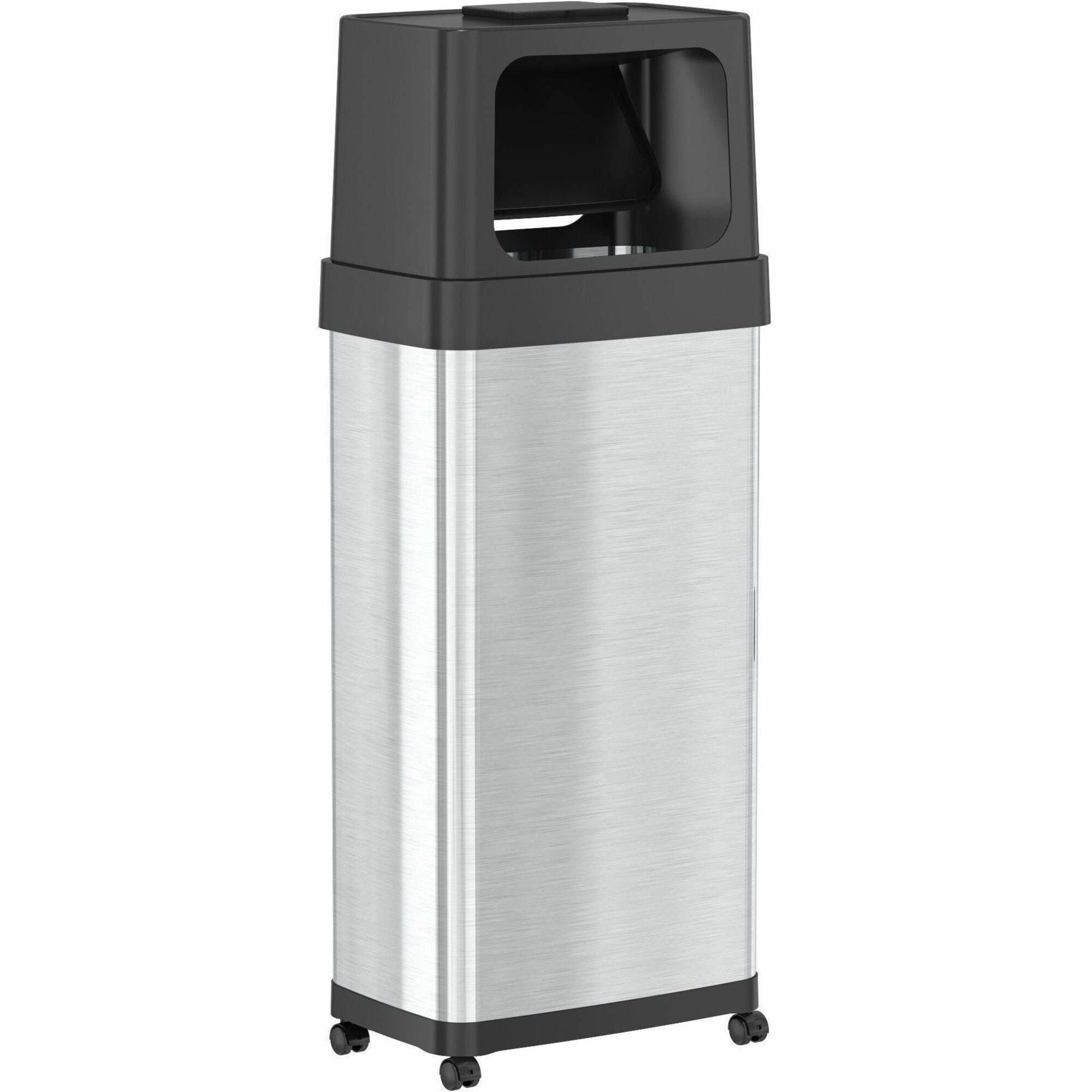 HLS Commercial Dual Push Door Odor Control Trash Can