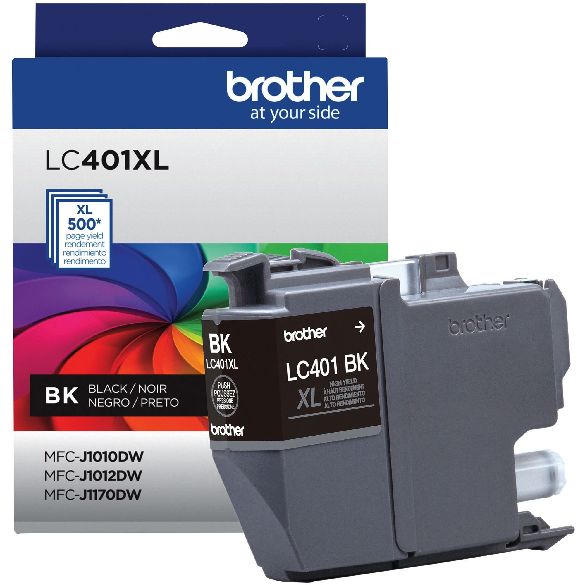 Brother LC401XLBKS Original High Yield Inkjet Ink Cartridge - Single Pack - Black - 1 Each