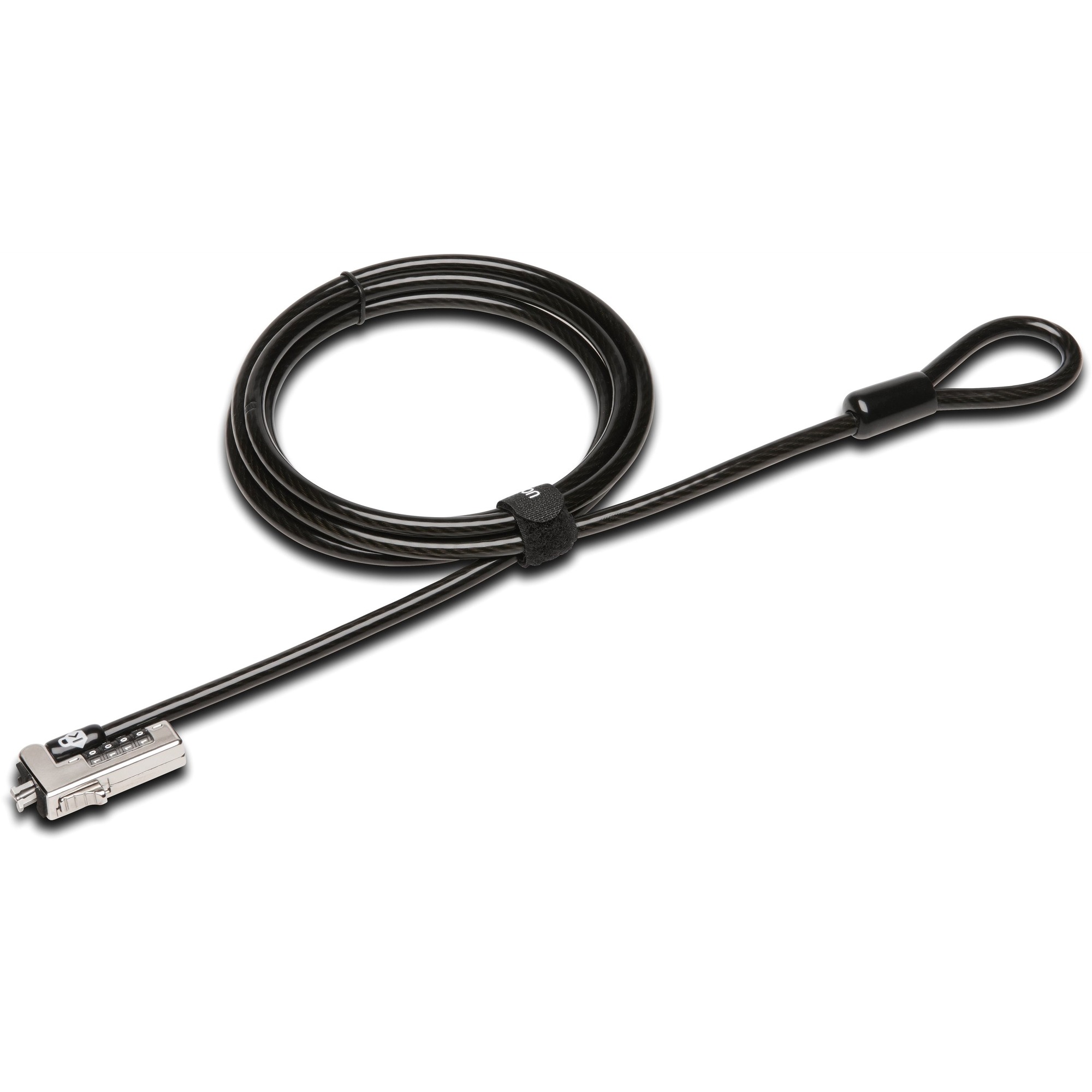 Kensington Slim NanoSaver Combination Ultra Cable Lock - 6 ft (1.83 m) Cable - Resettable - 4-digit - Combination Lock - Carbon Steel - For Notebook, Computer