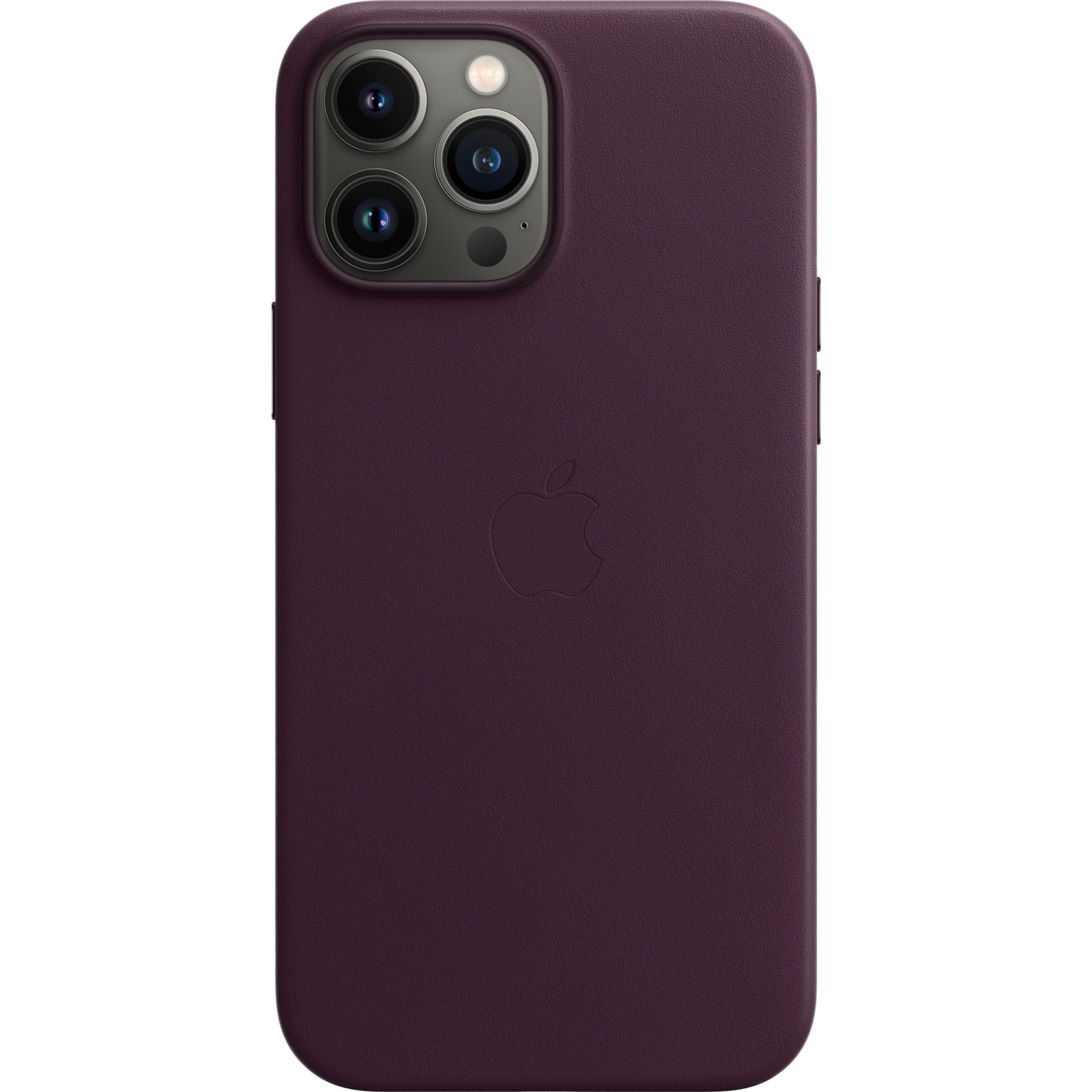 iPhone 13 Pro Max Leather Case with MagSafe - Dark Cherry