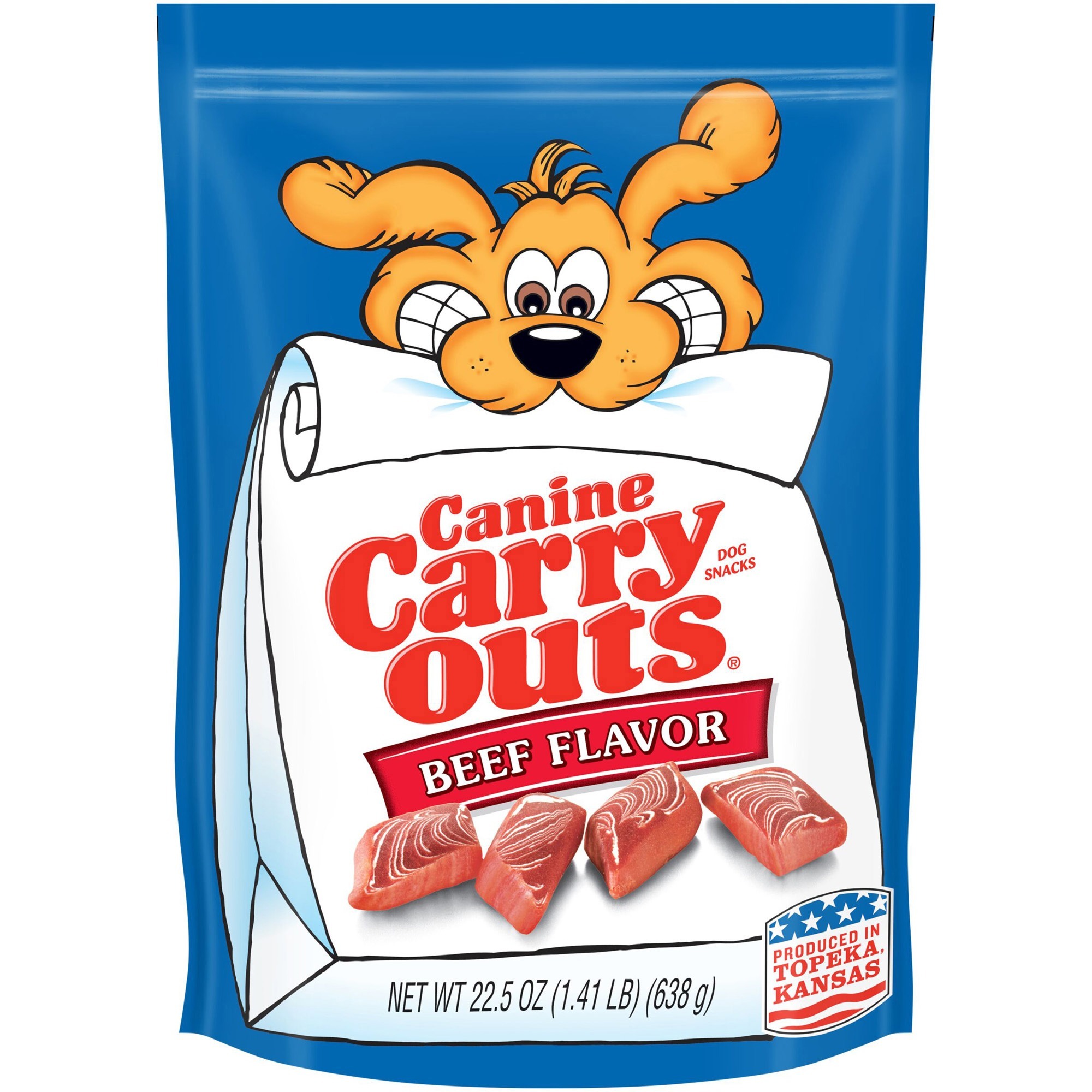 Canine Carryouts Beef Flavor Chewy Dog Treats