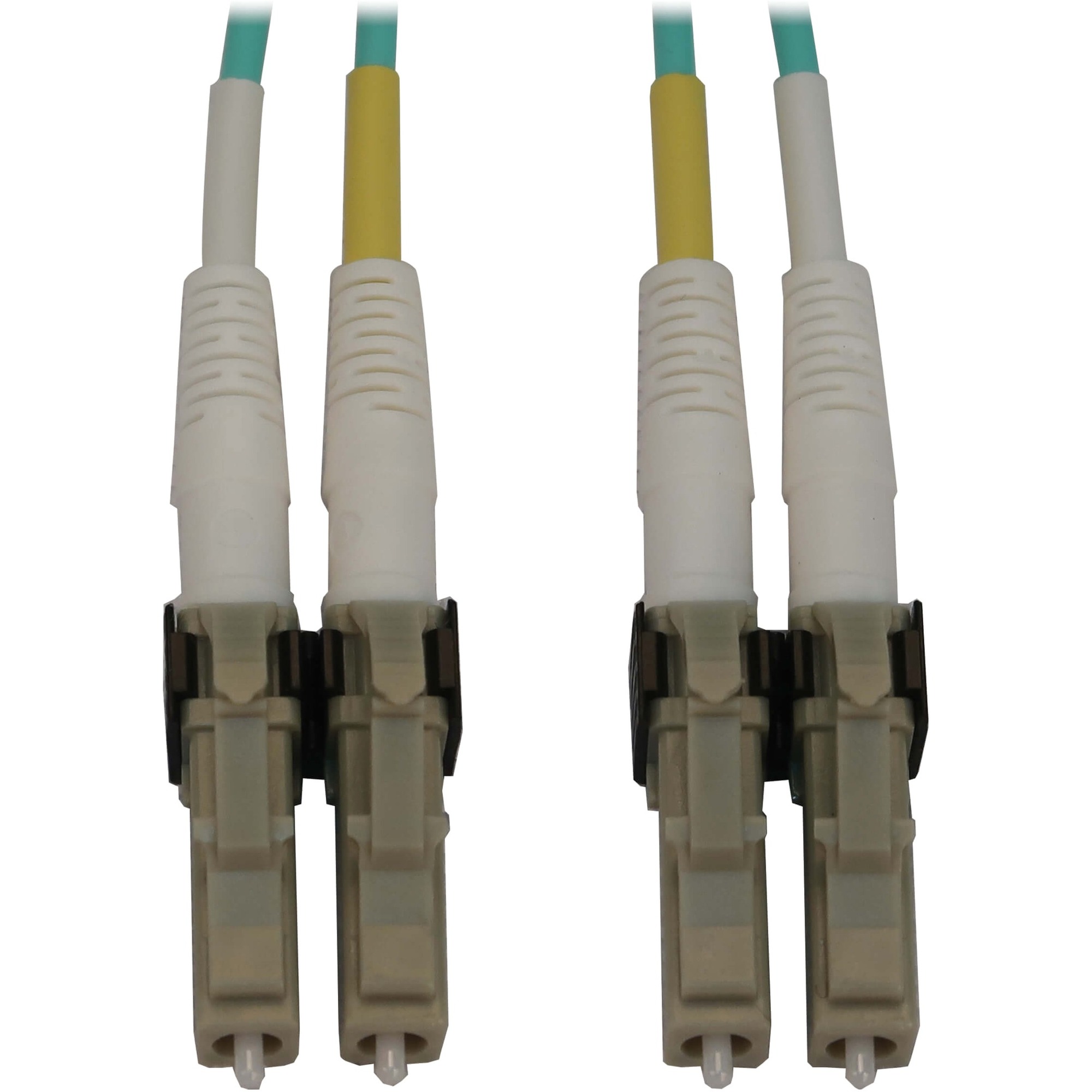 Tripp Lite N820X-10M Fiber Optic Duplex Network Cable - 32.8 ft Fiber Optic Network Cable for Network Device, Switch, Patch Panel - First End: 2 x LC/PC Network - Male - Second End: 2 x LC/PC Network - Male - 400 Gbit/s - LSZH, OFNR - 50/125 &micro;m