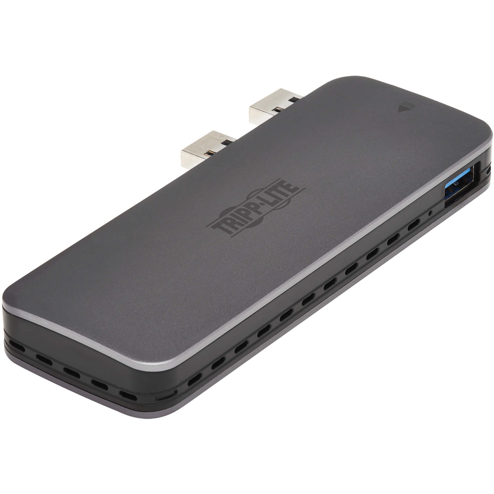 Tripp Lite U357-1M2-NVMEG2 Drive Enclosure - USB 3.2 (Gen 2) Type A Host Interface - UASP Support External - Dark Gray - Hot Swappable Bays - 1 x HDD Supported - 1 x SSD Supported - 1 x Total Bay - 1 x 2.5" Bay - Metal