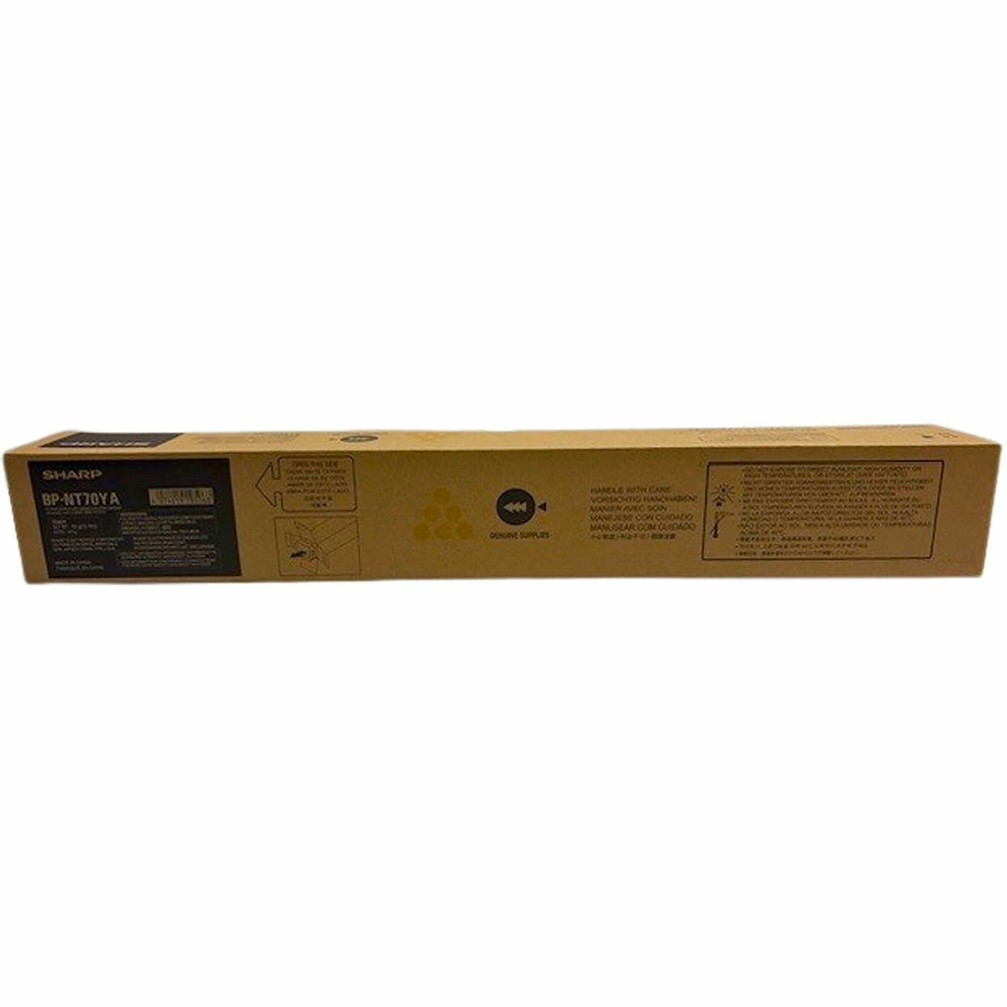Sharp Original Laser Toner Cartridge - Yellow - 1 Each