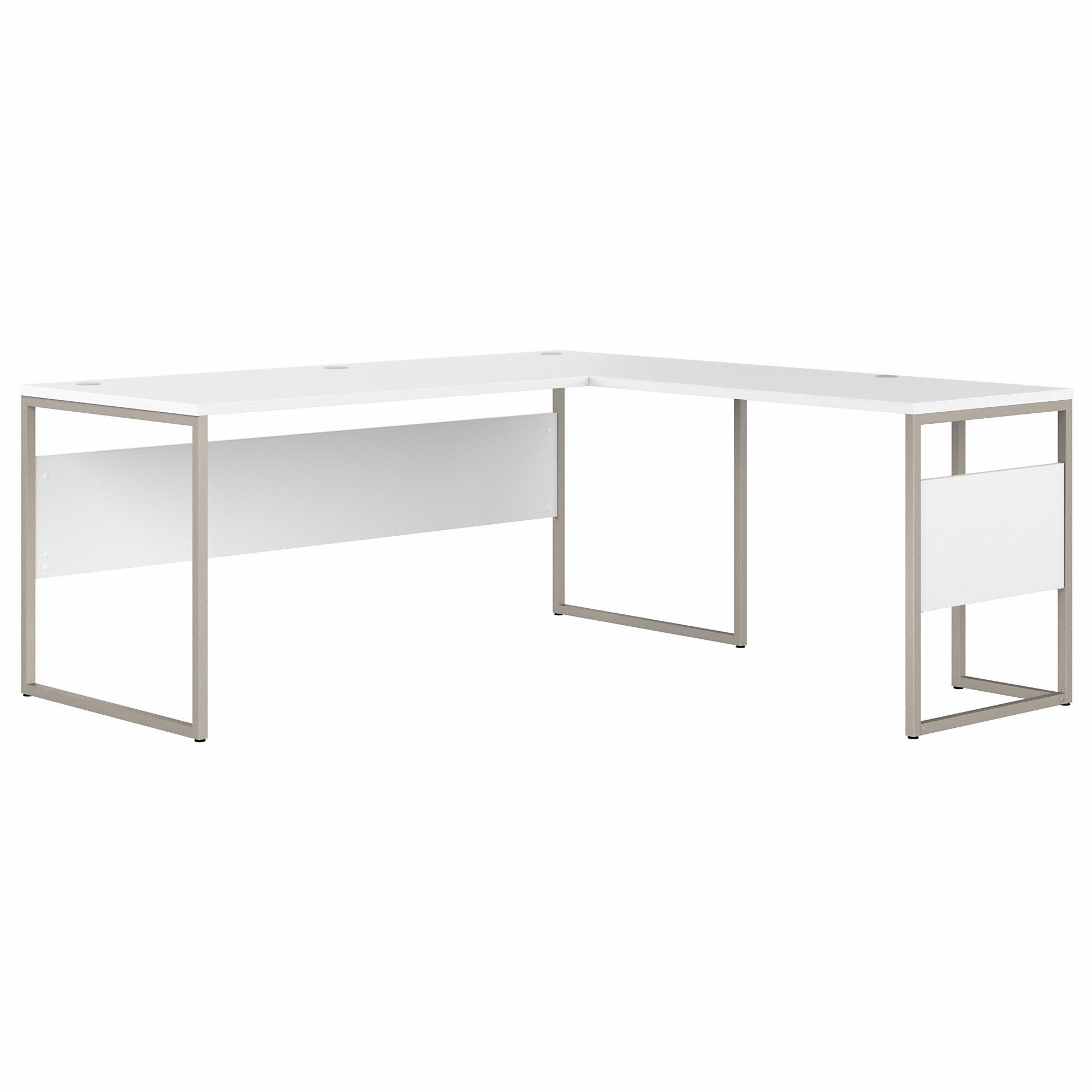 Bush Business Furniture Hybrid Collection White Desking
