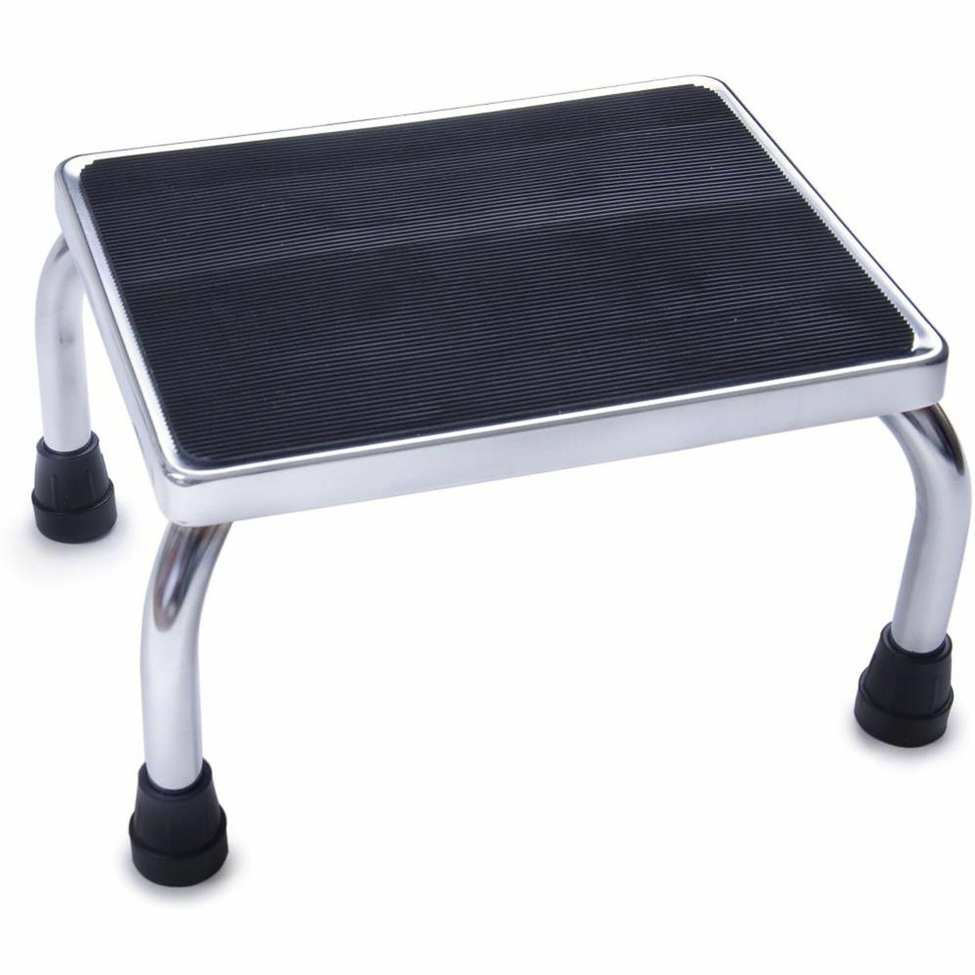Medline Non-Slip Chrome Footstool