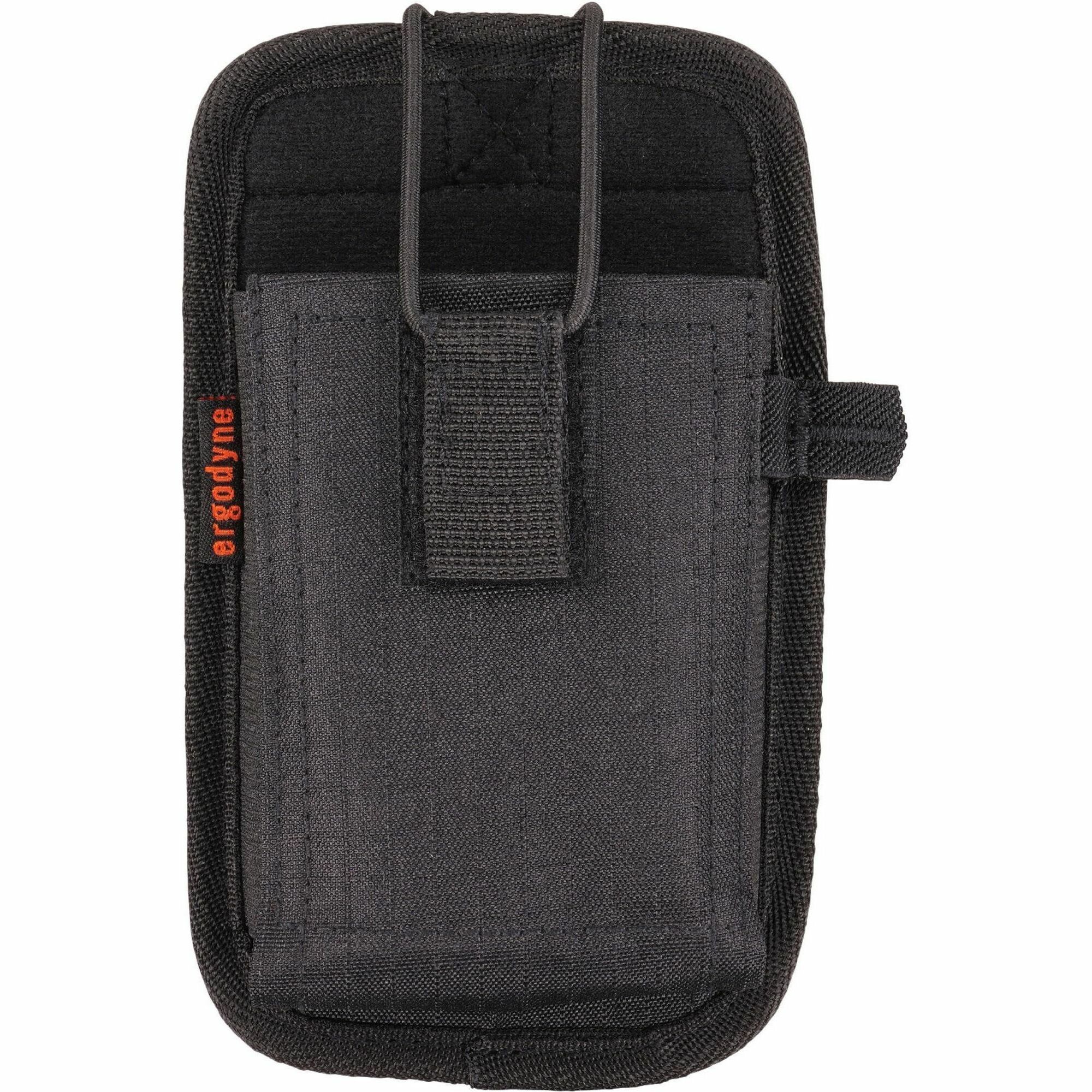 Ergodyne Squids 5544 Carrying Case (Holster) Bar Code Scanner, Mobile Computer, Cell Phone - Black