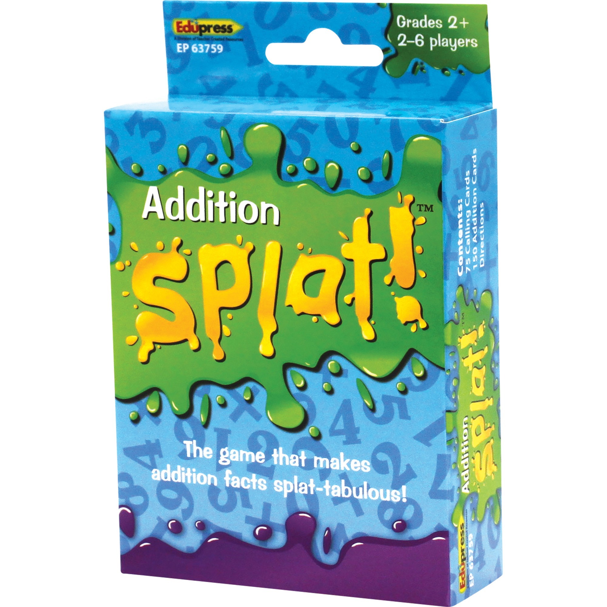 Teacher Created Resources Math Splat Addition Game