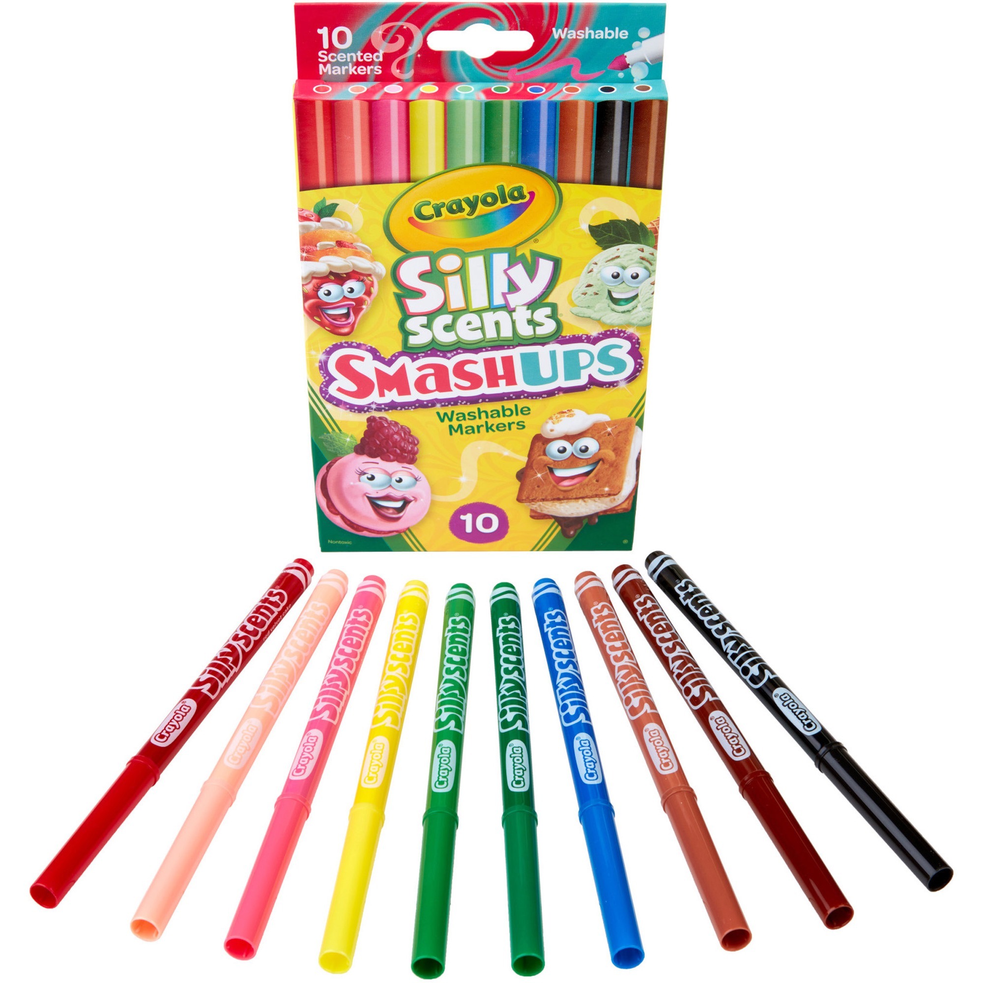 Crayola Silly Scents Slim Scented Washable Markers