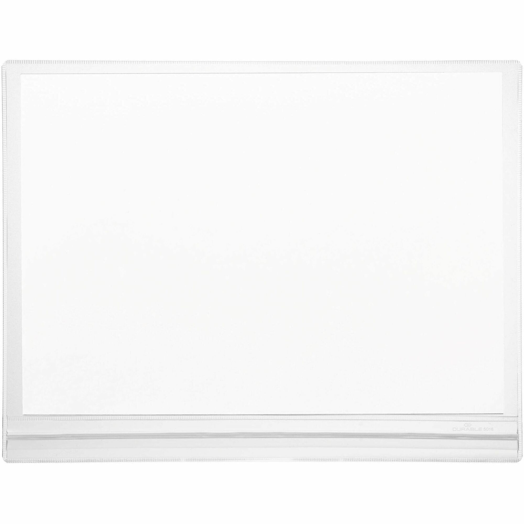 DURABLE Water Resistant Pockets, Letter, Self-Adhesive - 5 PK