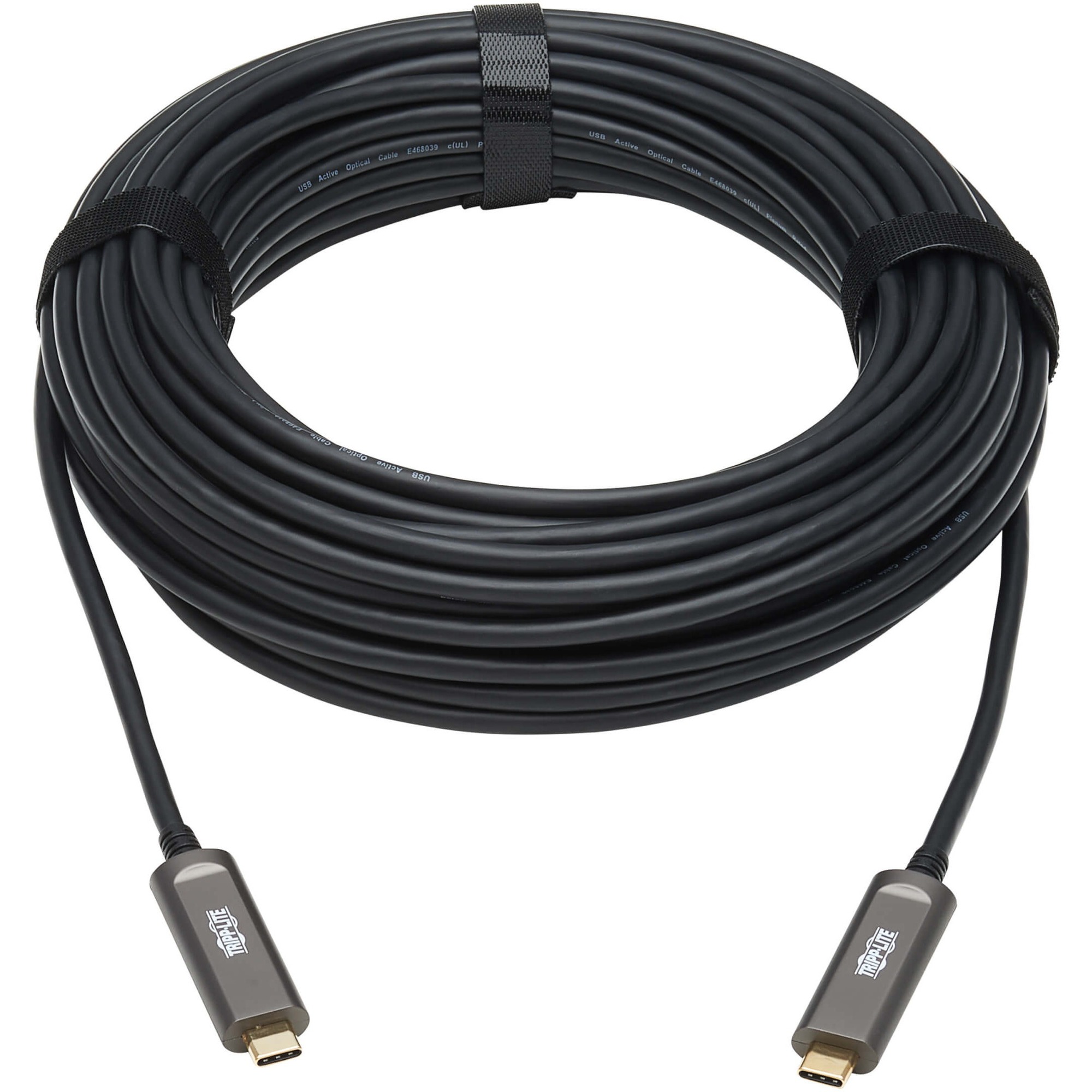 Tripp Lite USB 3.2 Gen 2 Fiber Active Optical Cable, M/M, 10 m (33 ft.) - 32.8 ft Fiber Optic Data Transfer Cable for Server, Hard Drive, Desktop Computer, Notebook, Server, External Hard Drive, Surveillance Camera - First End: 1 x USB 3.2 (Gen 2) Type C 